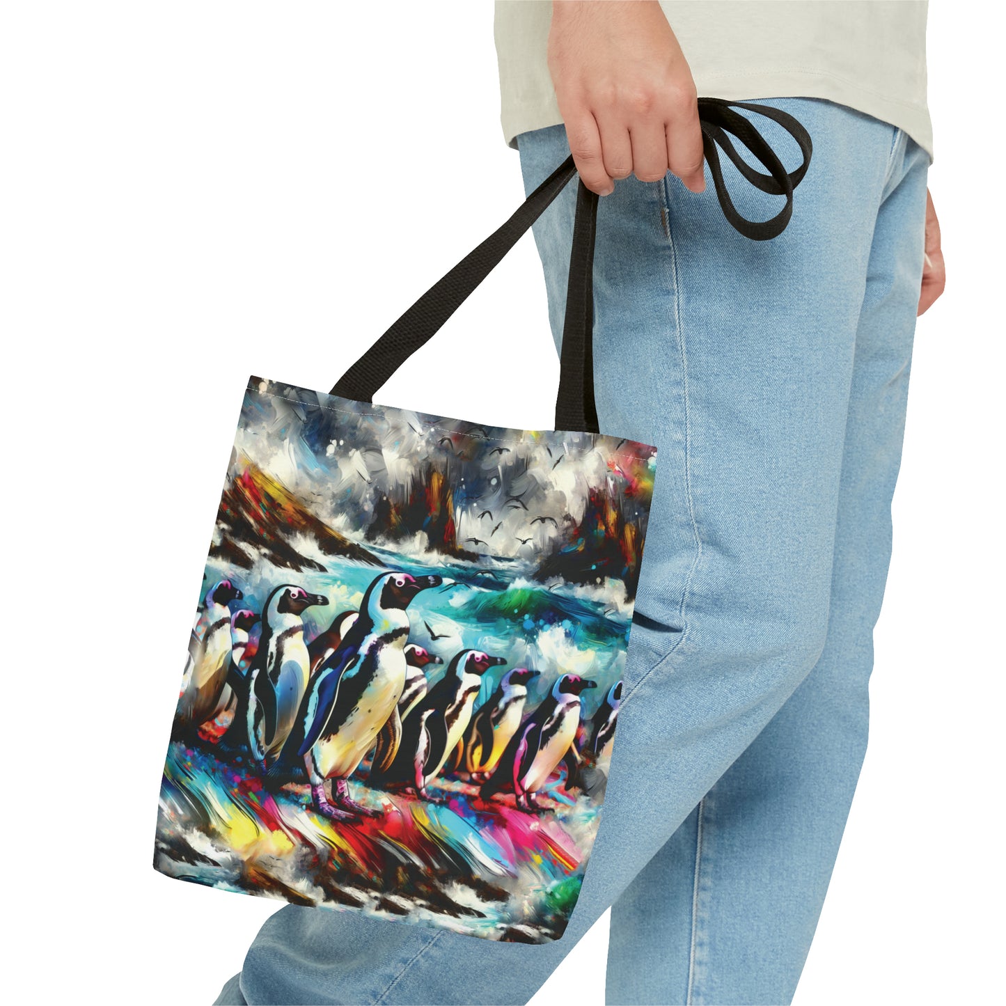 Penguin Colony Tote Bag