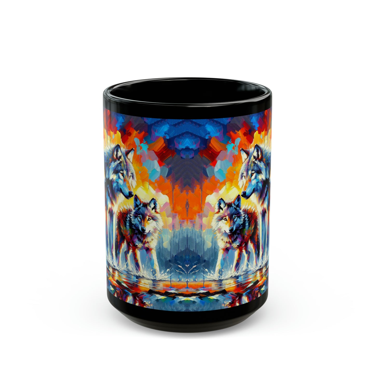 Reigning Wolves - Black Mugs (11oz, 15oz)