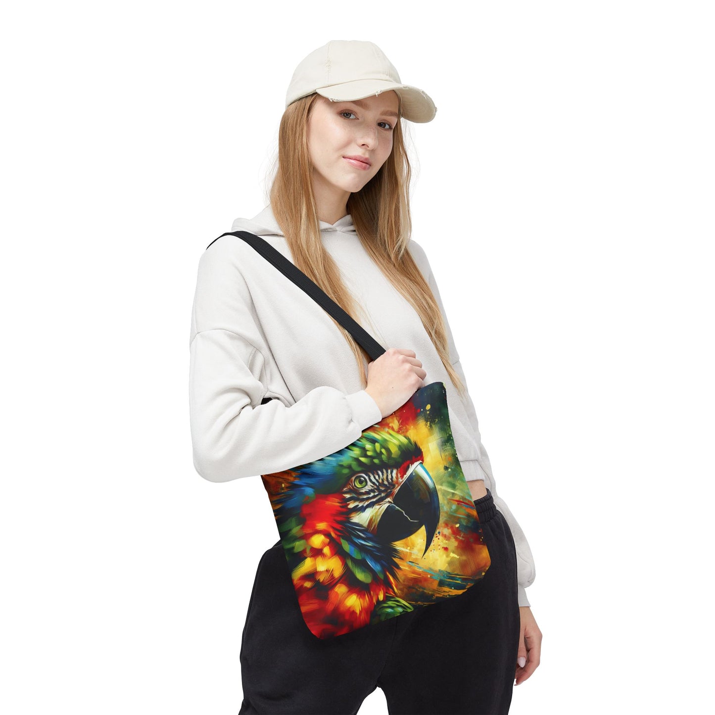 Scarlet Macaw Tote Bag - Stylish and Functional for Tropical Bird Lovers