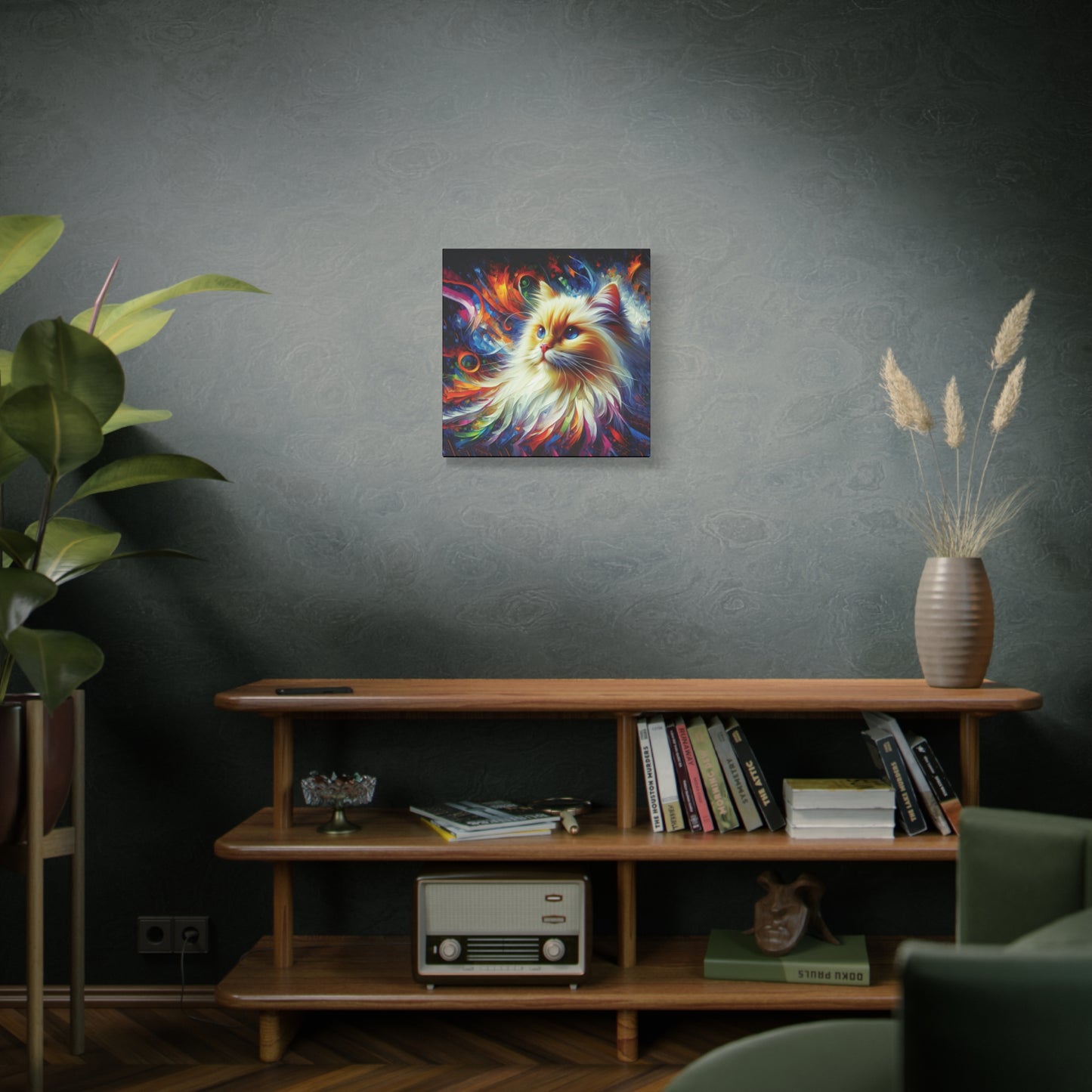 Canvas Print - Flame Point Siamese Cat