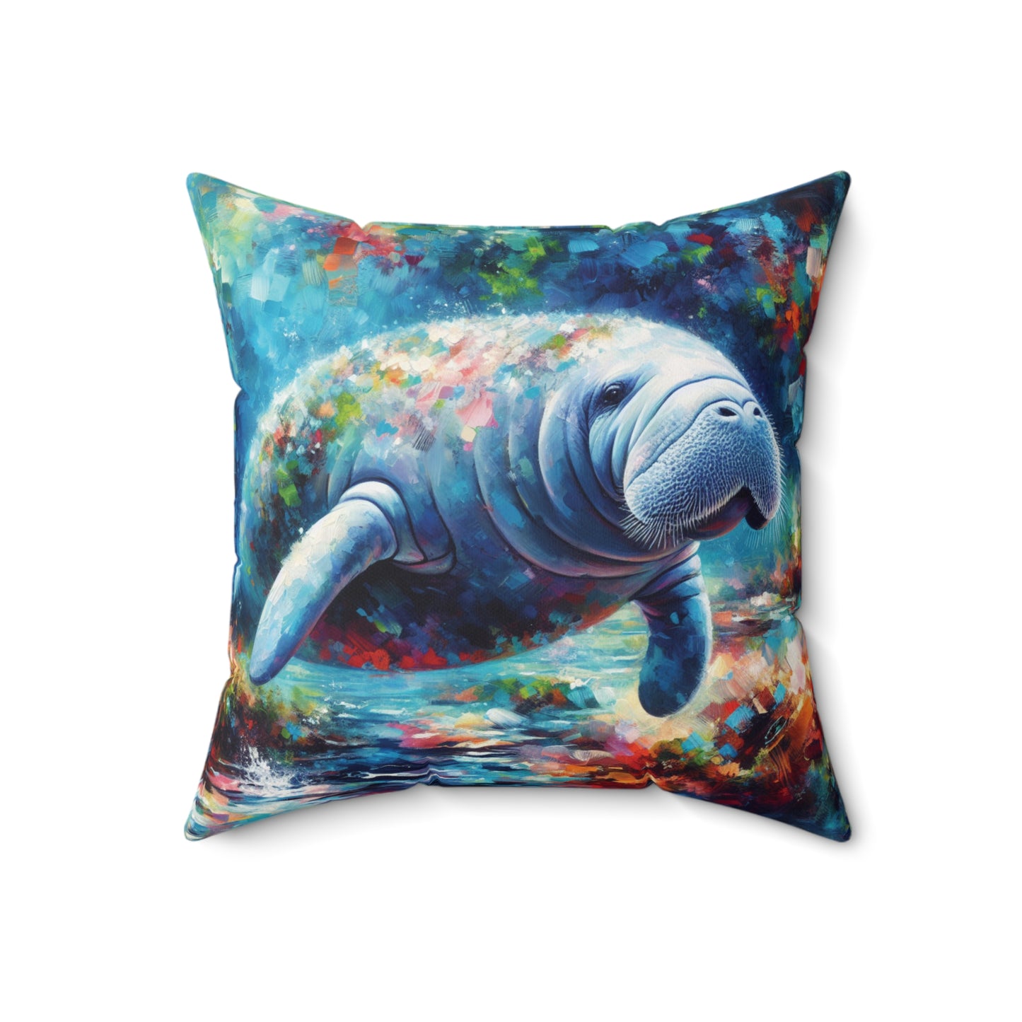 Manatee Garden - Square Pillows