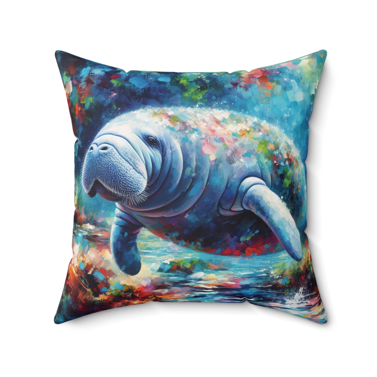 Manatee Garden - Square Pillows