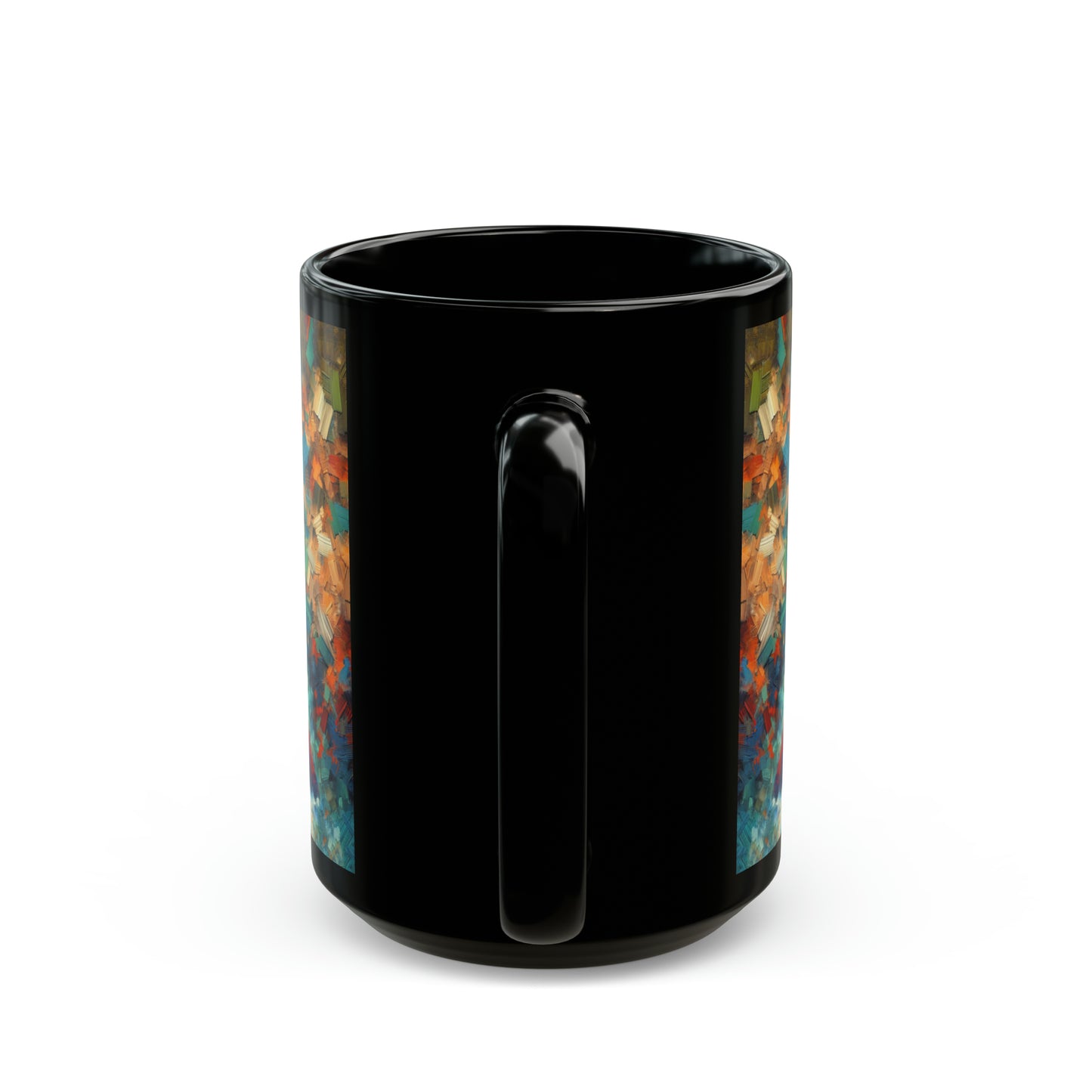 Cardinal with Berries - Black Mugs (11oz, 15oz)