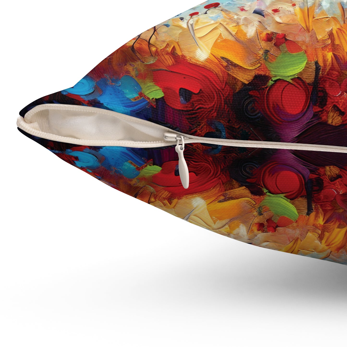 Gray Wolf Family - Square Throw Pillows