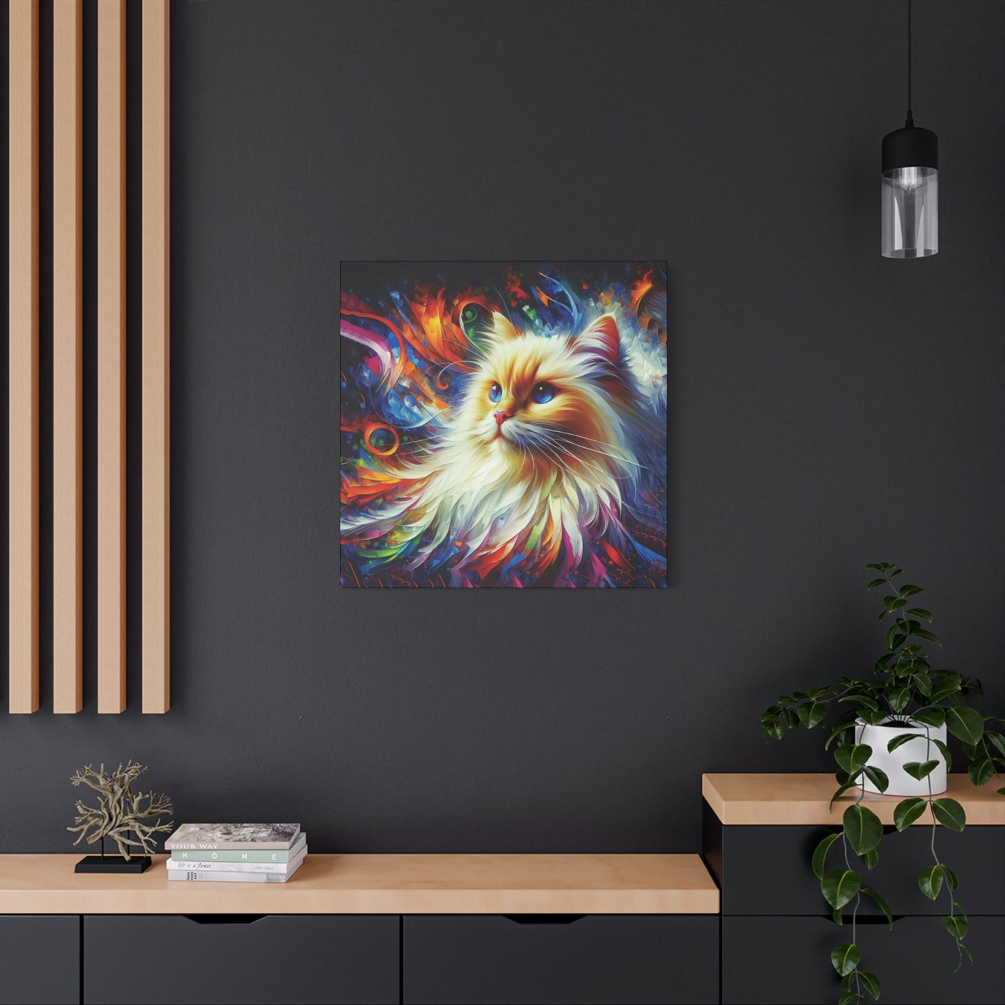 Canvas Print - Flame Point Siamese Cat