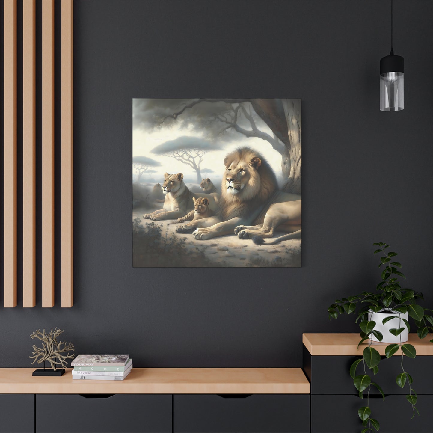Lion's Pride Canvas Art Print