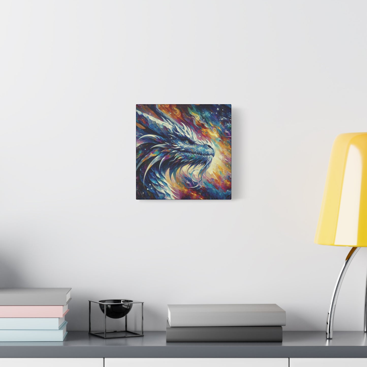 Canvas Wall Art - Opal Dragon Impressionist Art Print