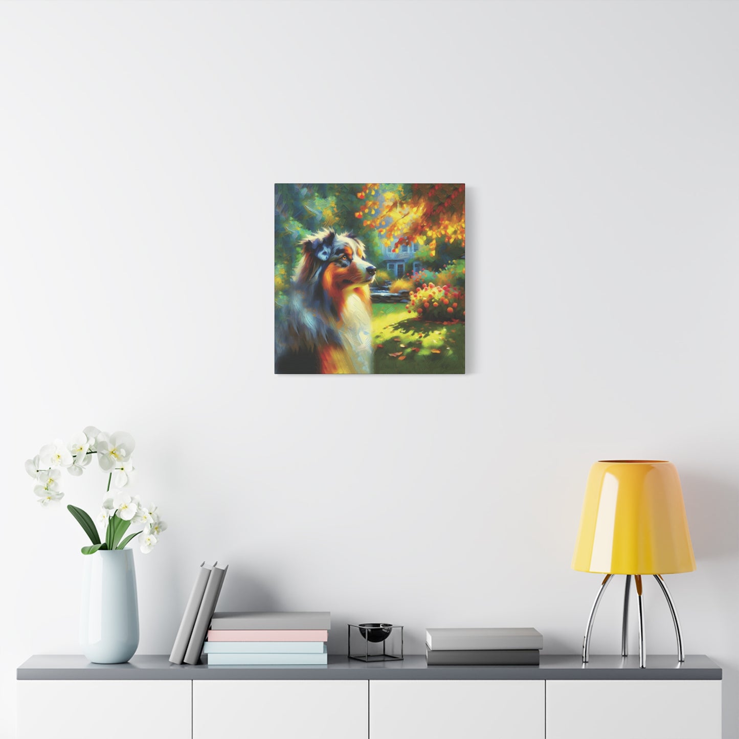 Aussie Autumn Impressionist Canvas Art Print