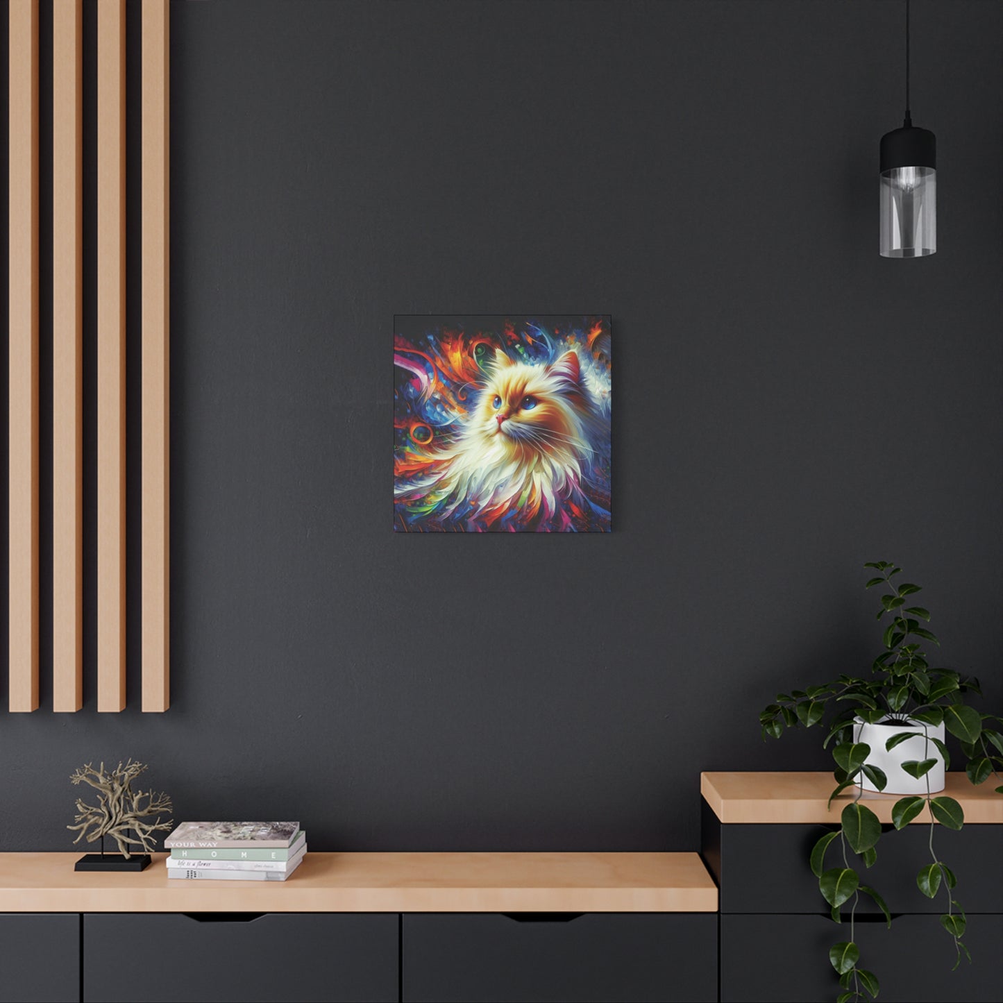 Canvas Print - Flame Point Siamese Cat