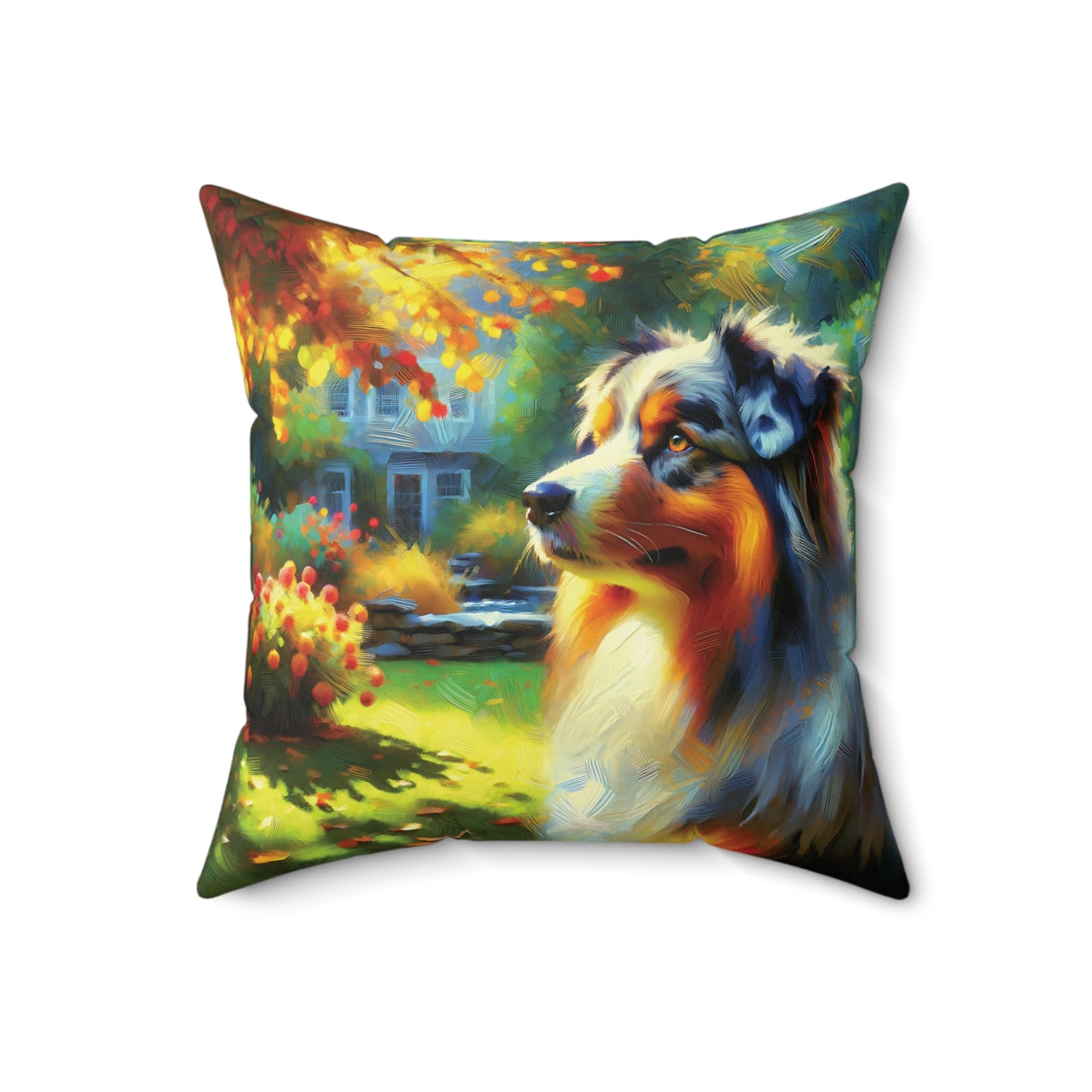 Aussie Autumn - Square Throw Pillow
