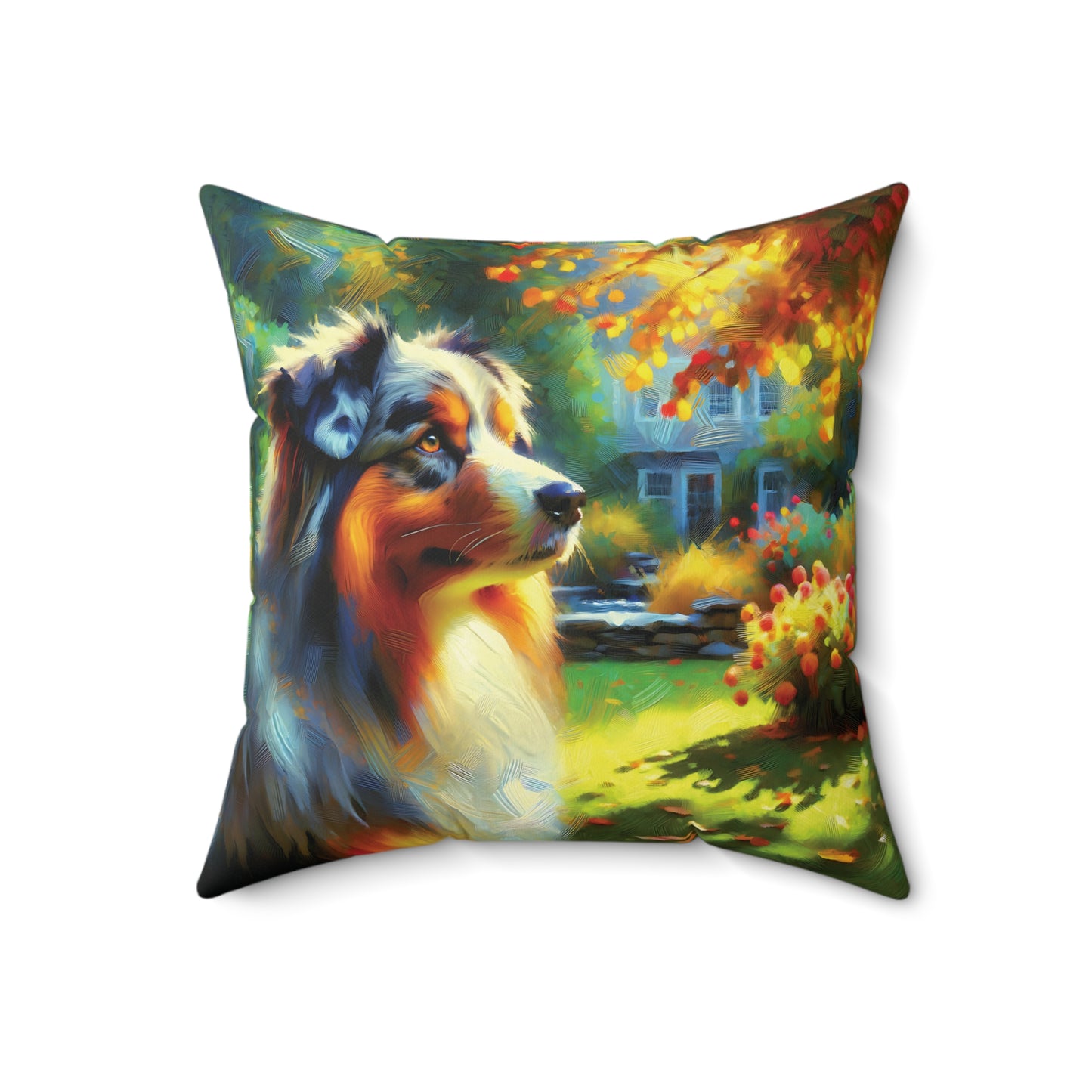 Aussie Autumn - Square Throw Pillow