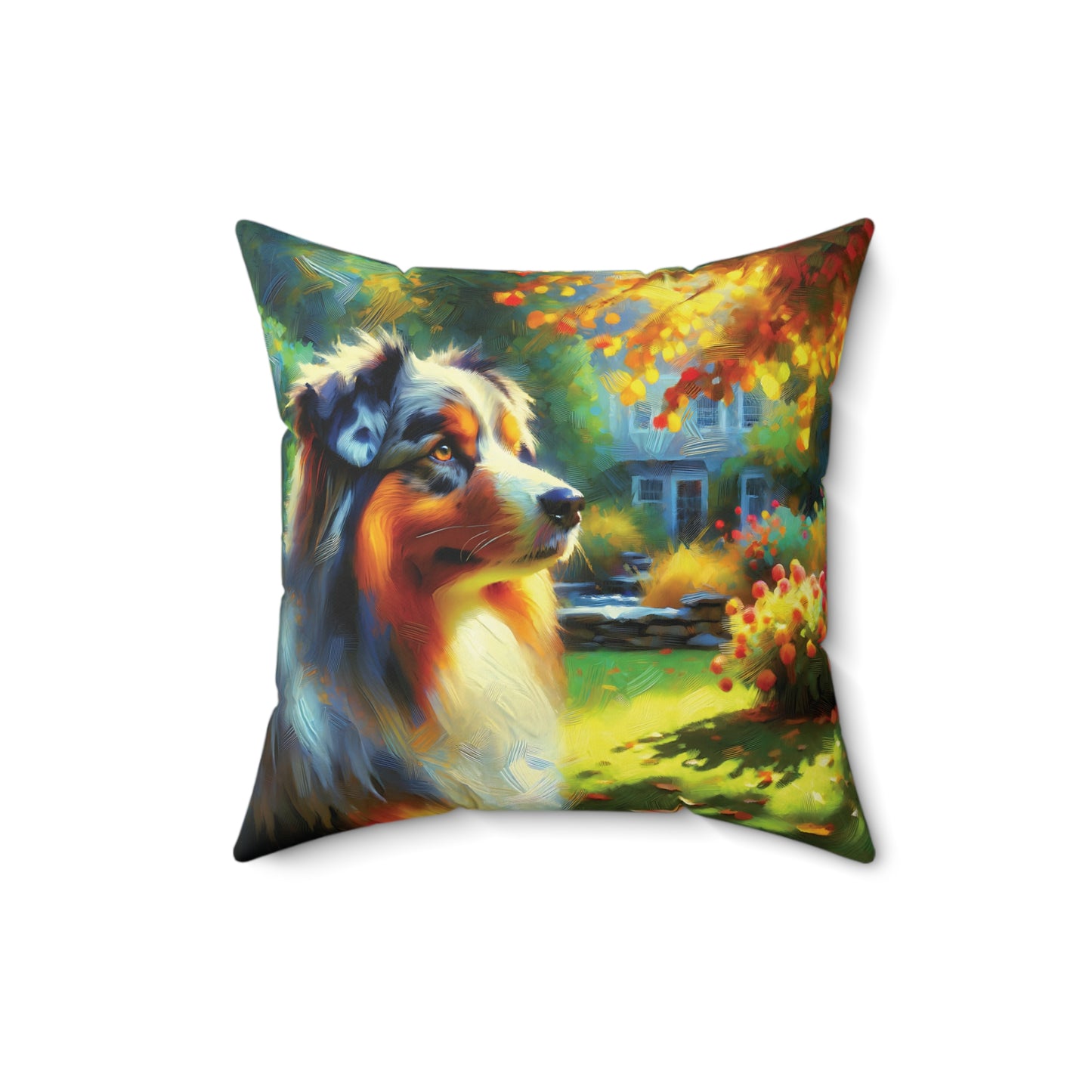 Aussie Autumn - Square Throw Pillow