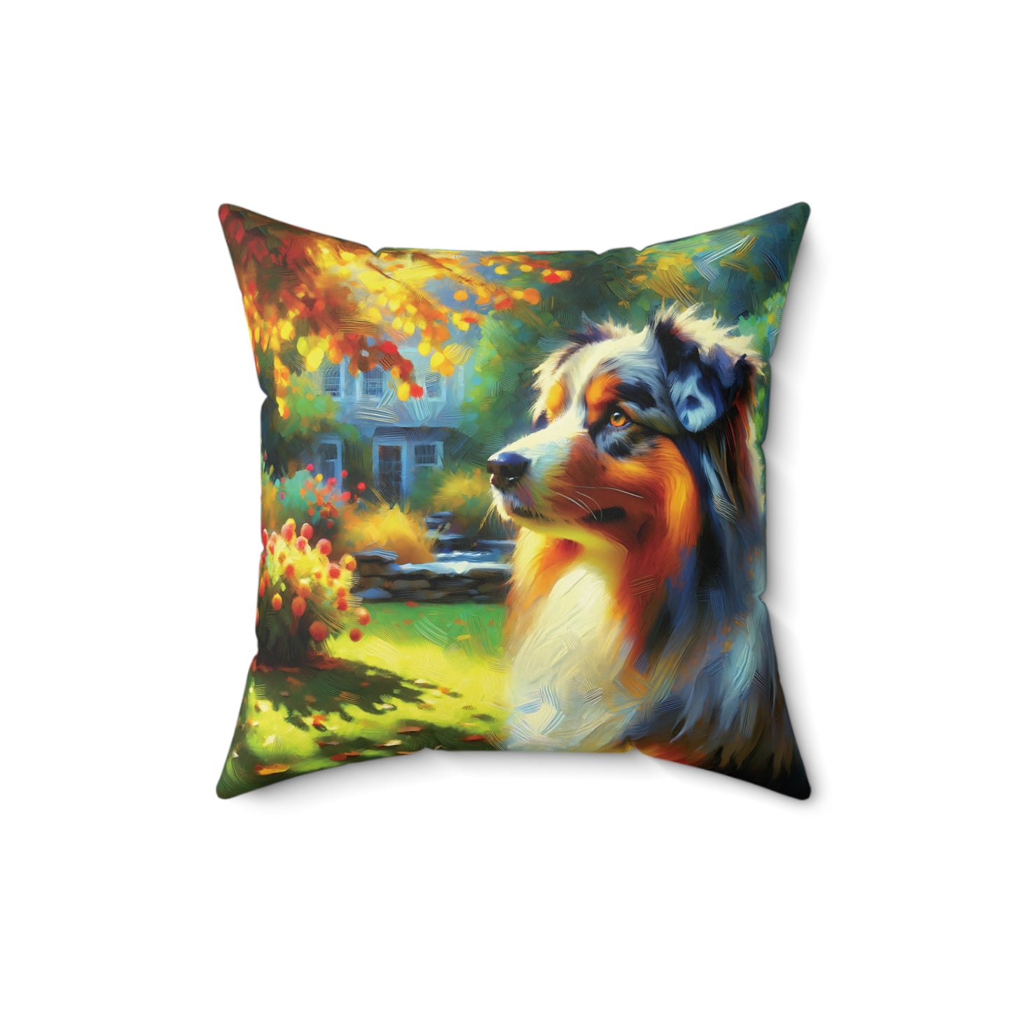Aussie Autumn - Square Throw Pillow