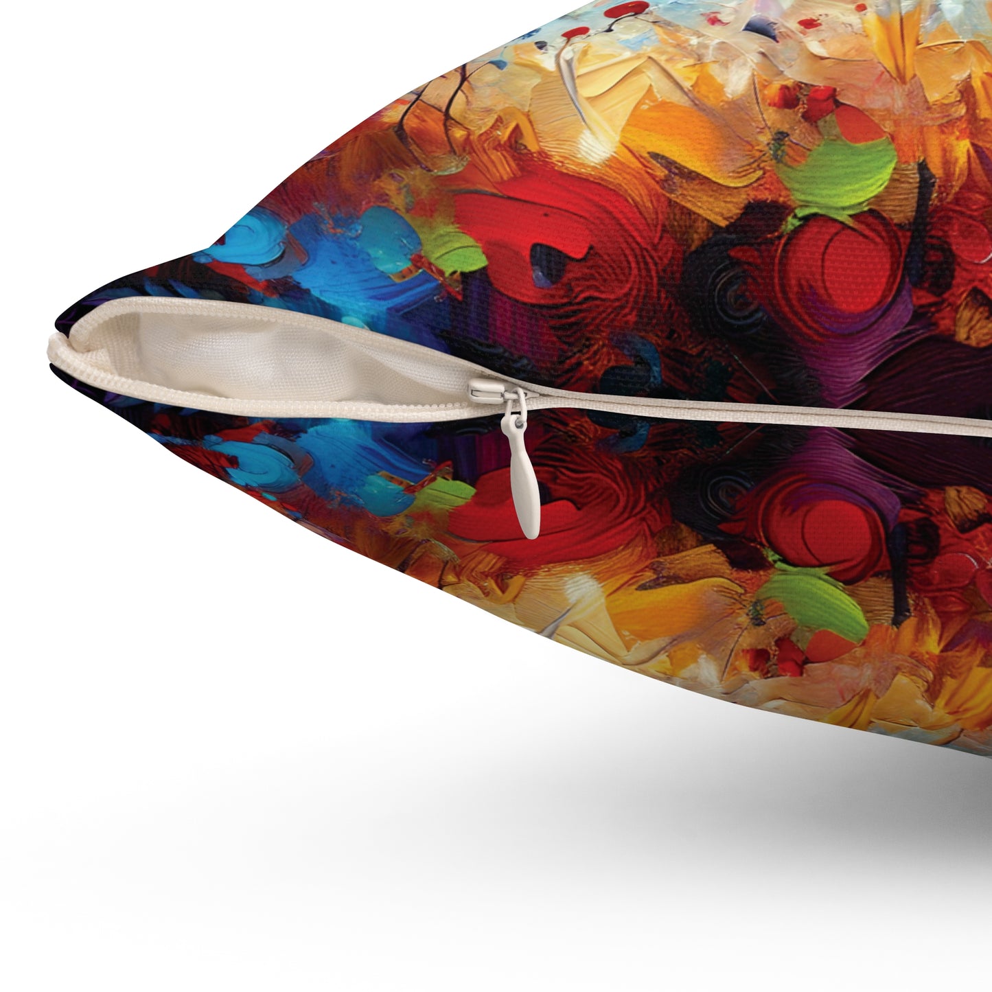 Gray Wolf Family - Square Throw Pillows