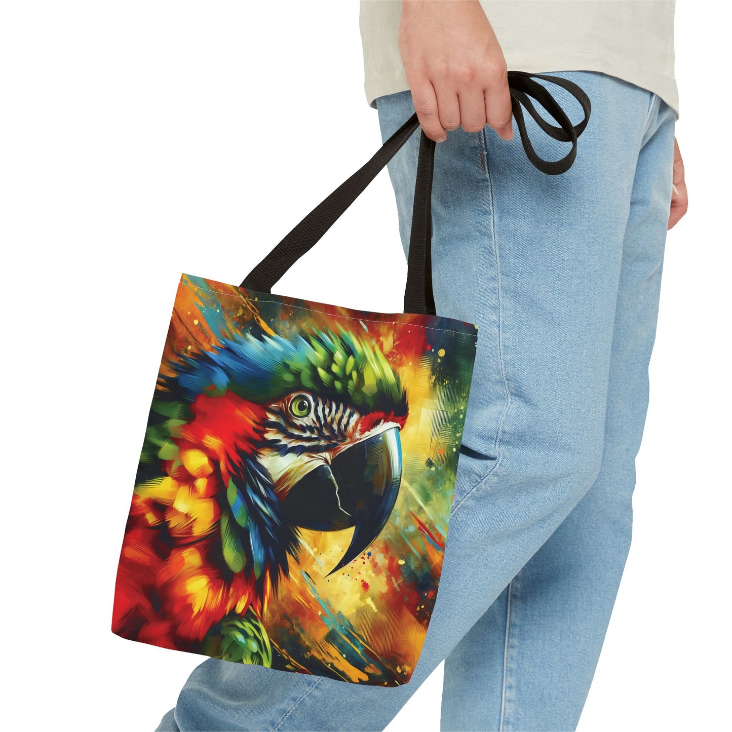 Scarlet Macaw Tote Bag - Stylish and Functional for Tropical Bird Lovers