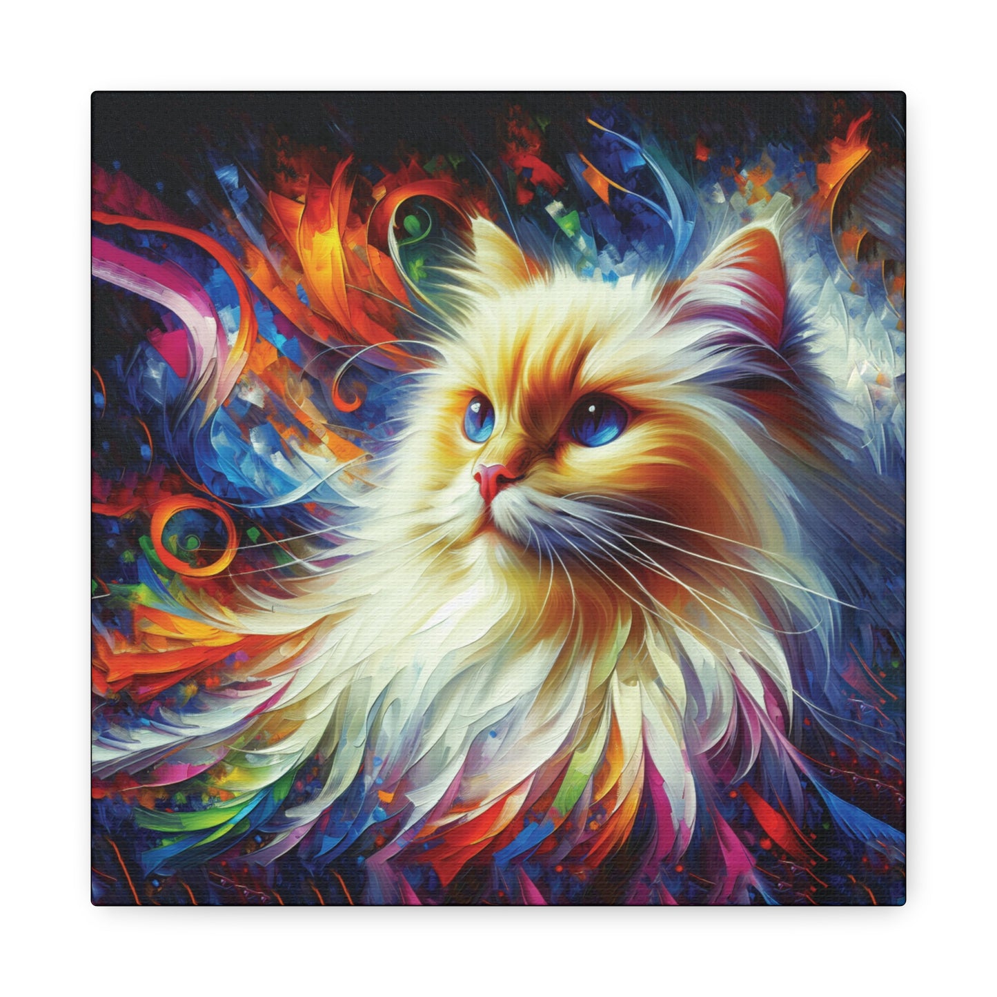Canvas Print - Flame Point Siamese Cat