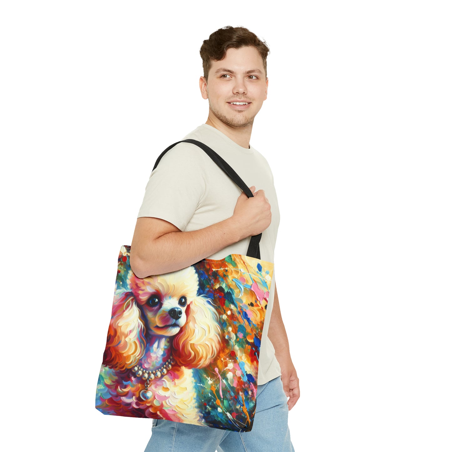 Cream Poodle - Tote Bag