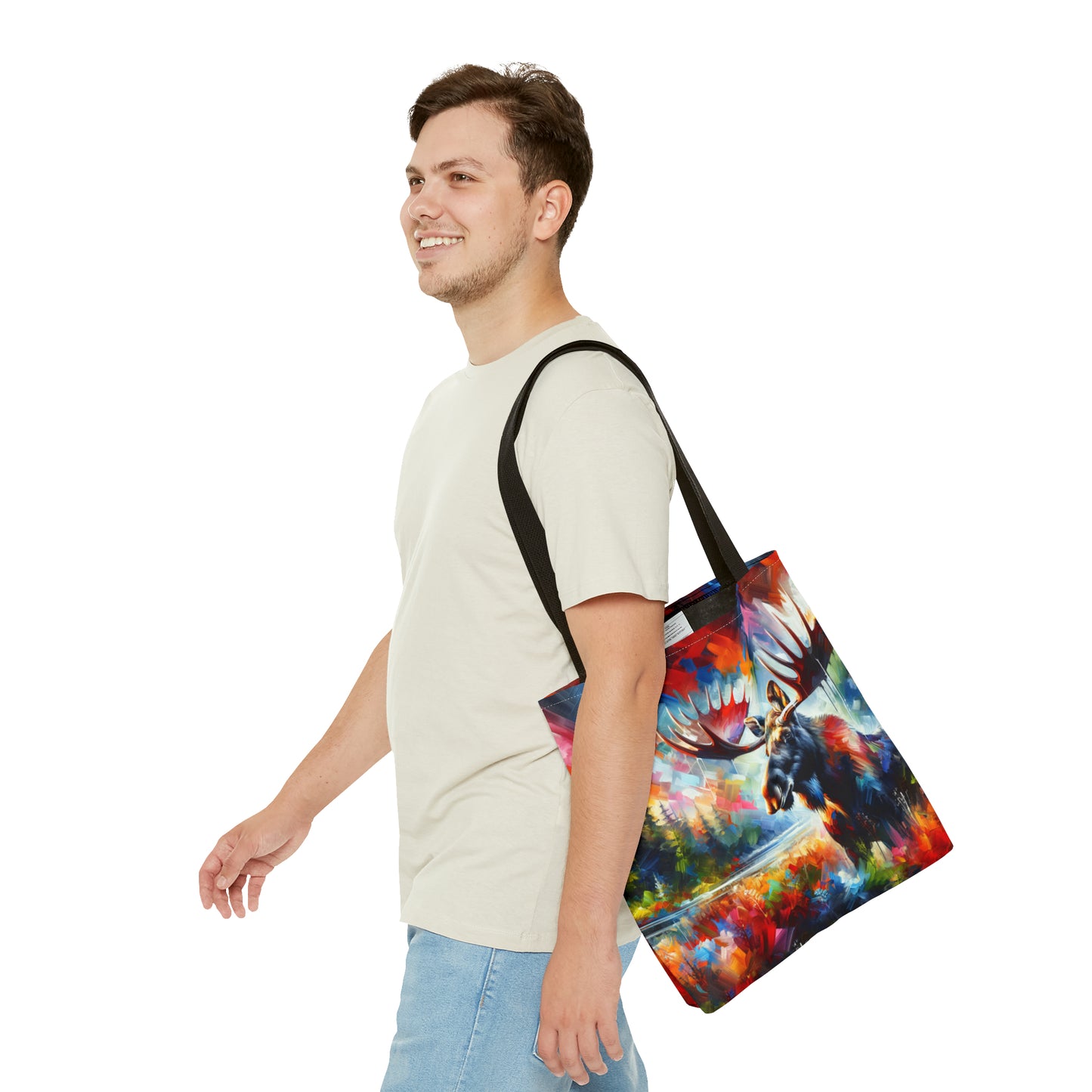 Sunrise Moose Tote Bag
