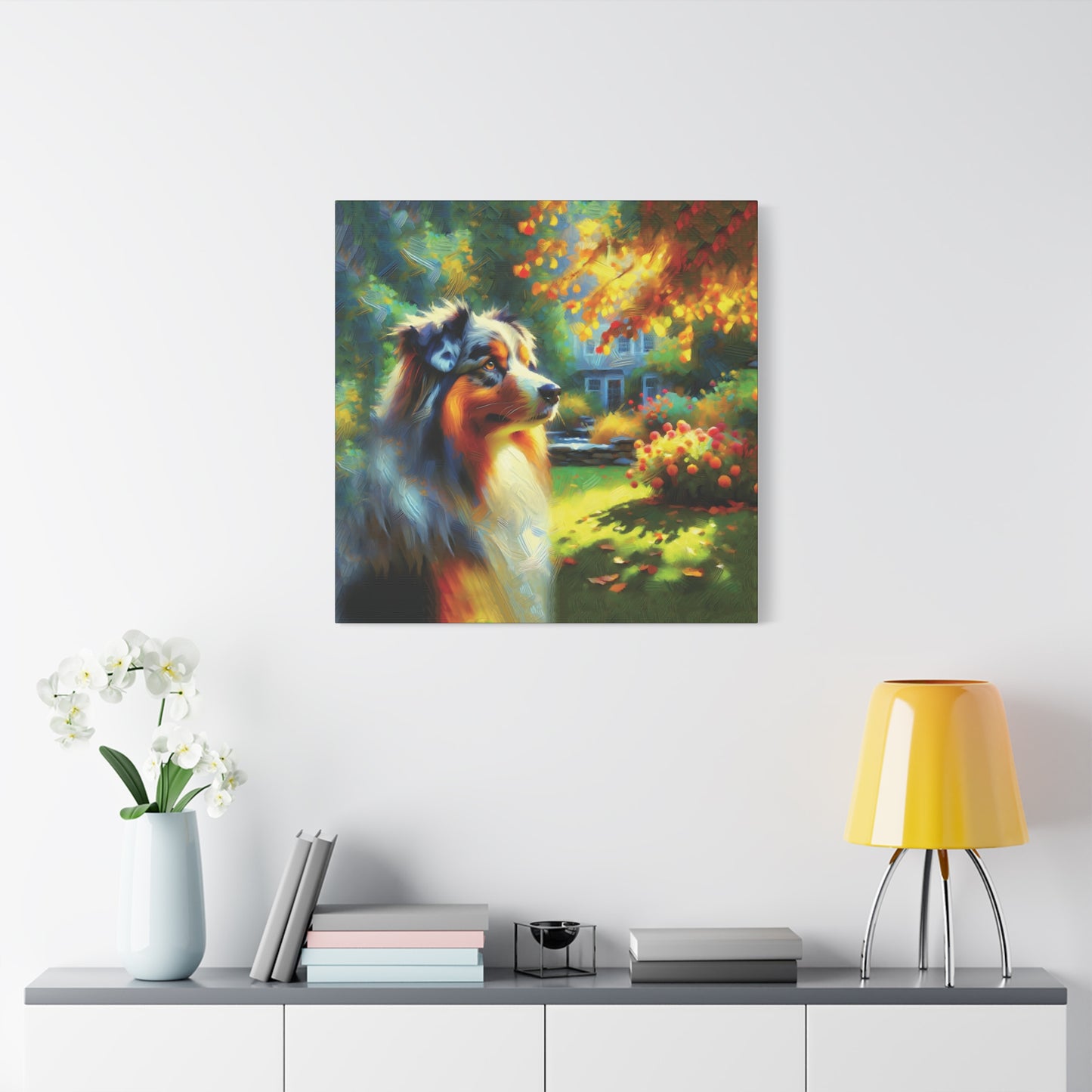 Aussie Autumn Impressionist Canvas Art Print
