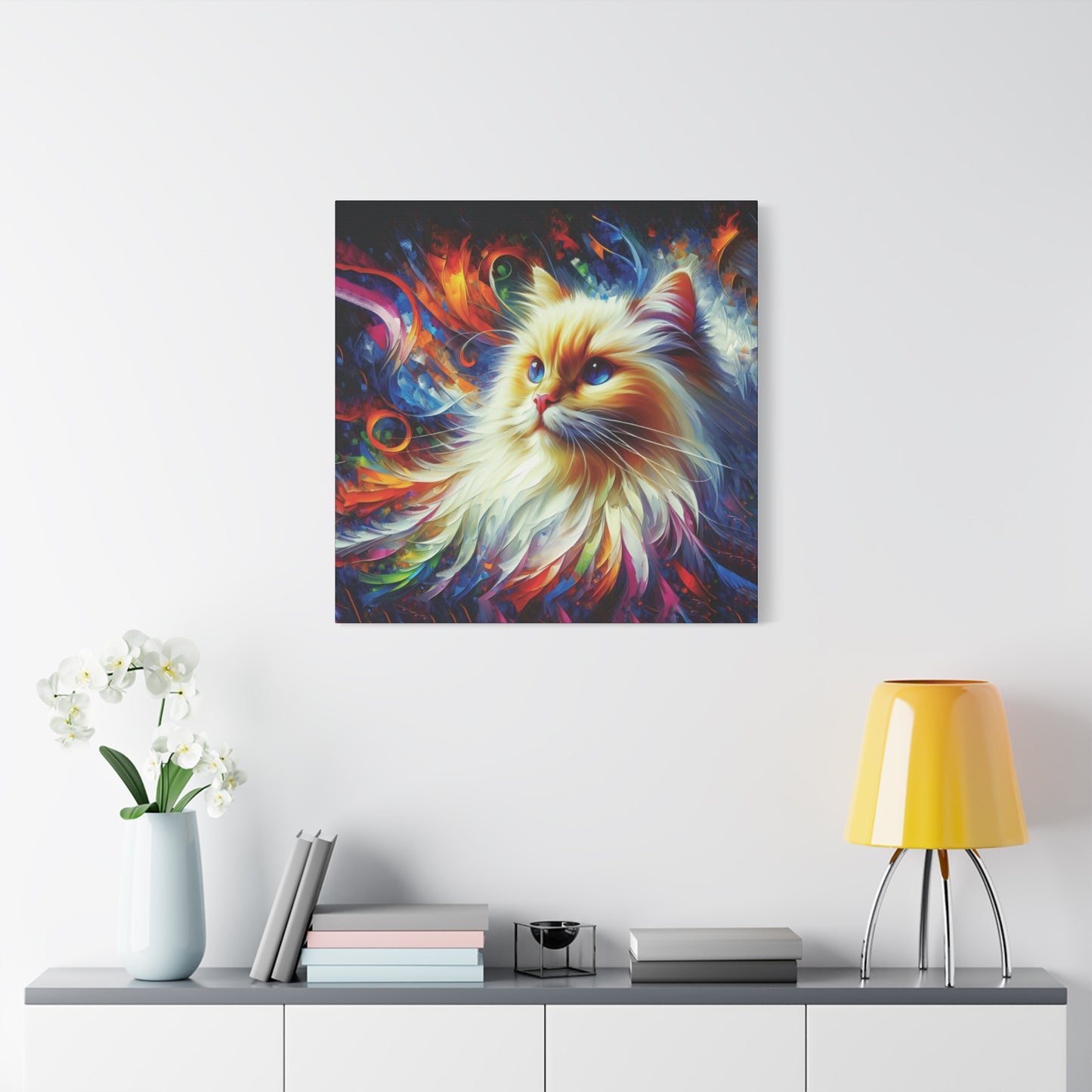Canvas Print - Flame Point Siamese Cat