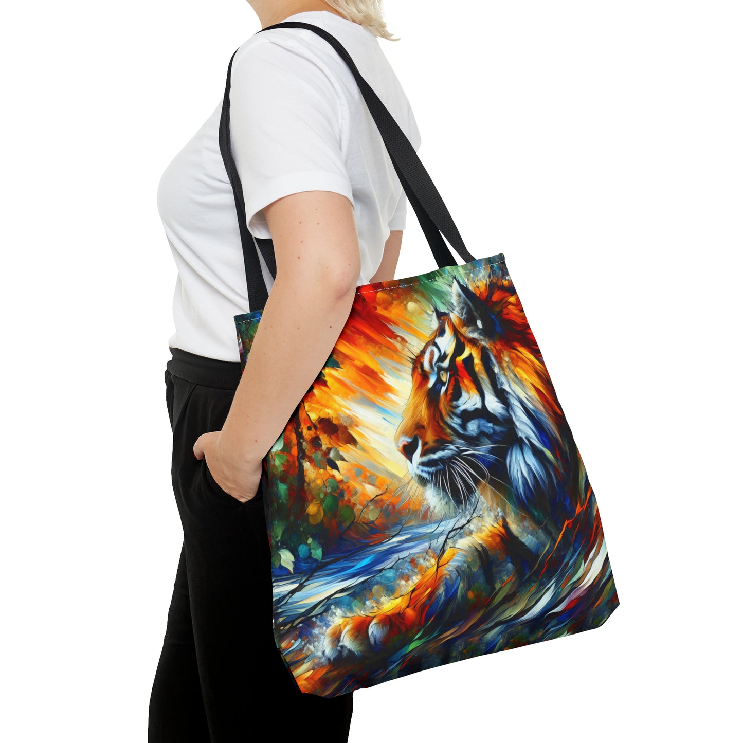 Tiger Focus Tote Bag