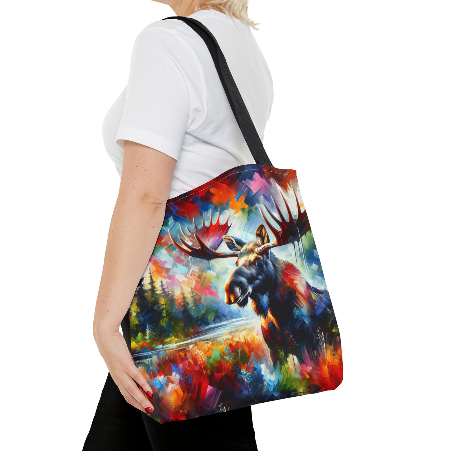 Sunrise Moose Tote Bag