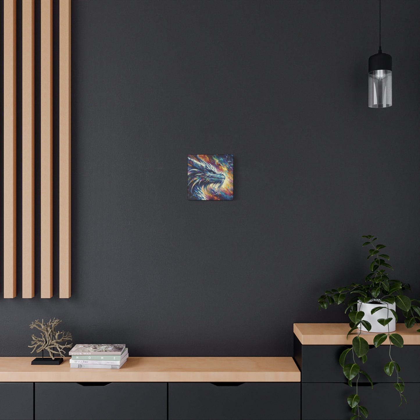Canvas Wall Art - Opal Dragon Impressionist Art Print