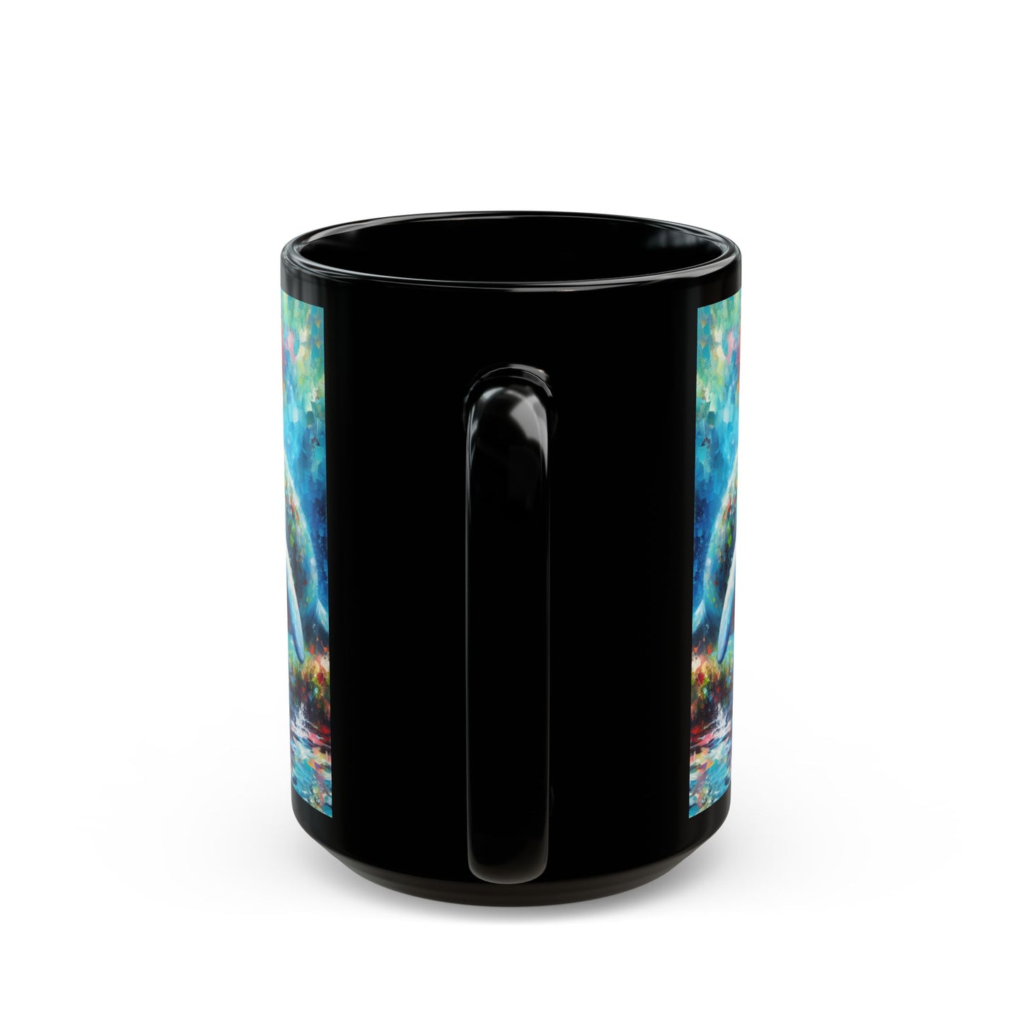 Manatee Garden - Black Mug (11oz, 15oz)