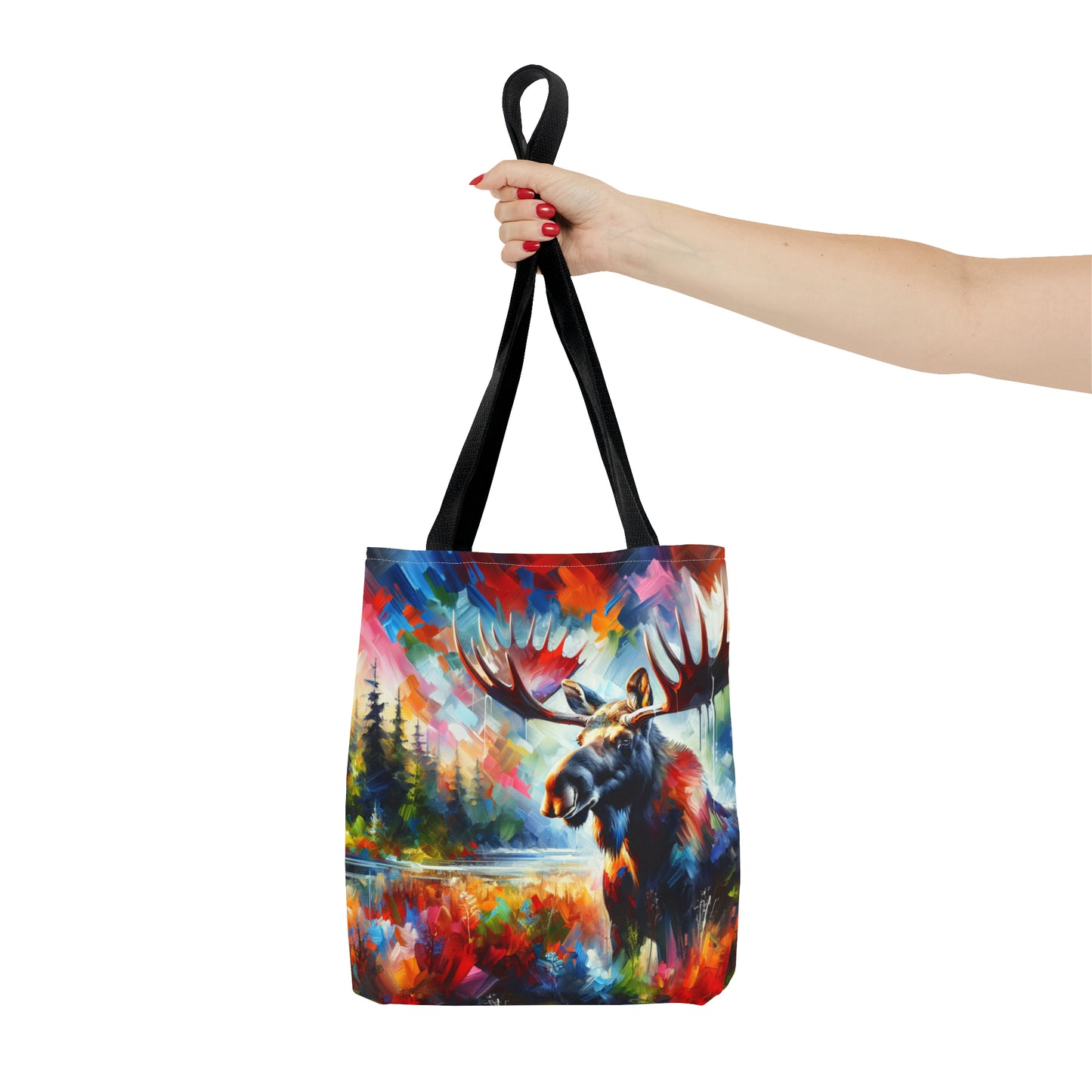 Sunrise Moose Tote Bag