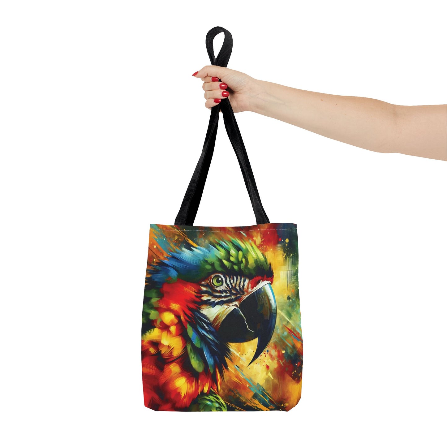 Scarlet Macaw Tote Bag - Stylish and Functional for Tropical Bird Lovers