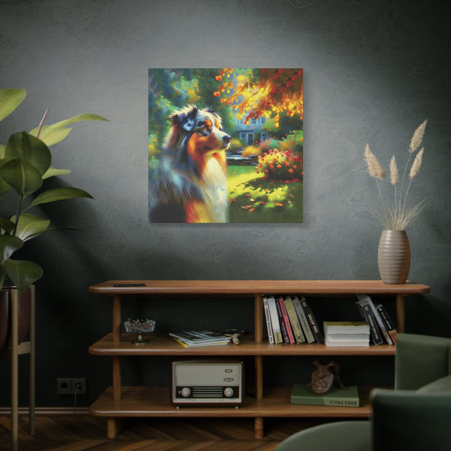 Aussie Autumn Impressionist Canvas Art Print