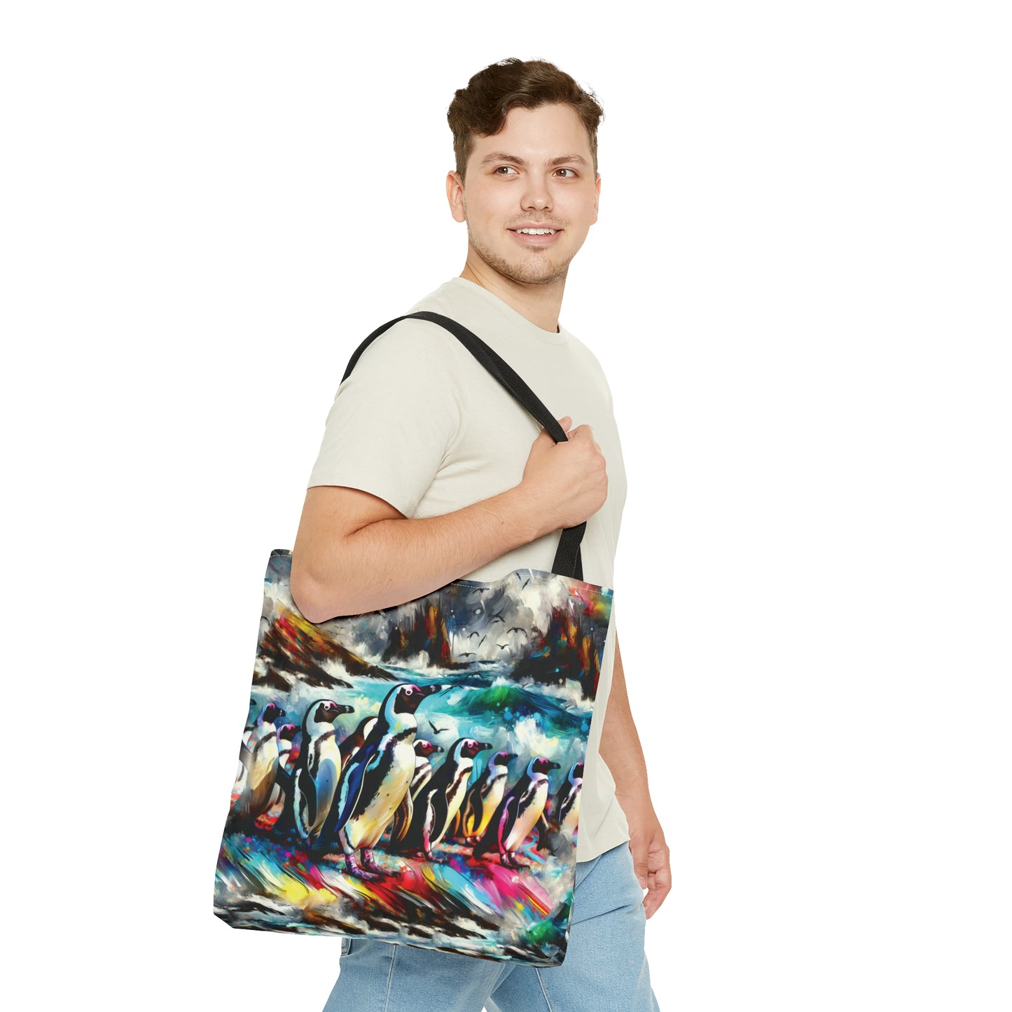 Penguin Colony Tote Bag