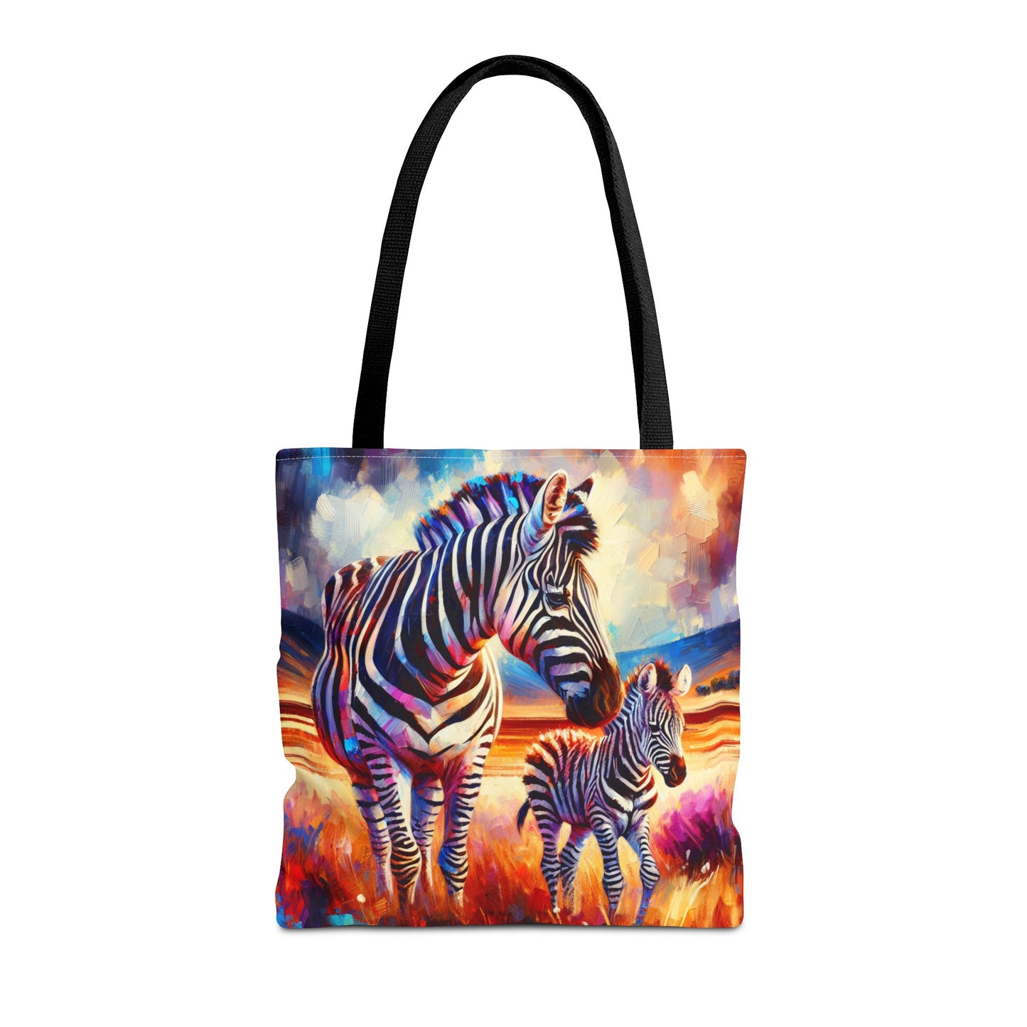 Zebra and Foal Tote Bag