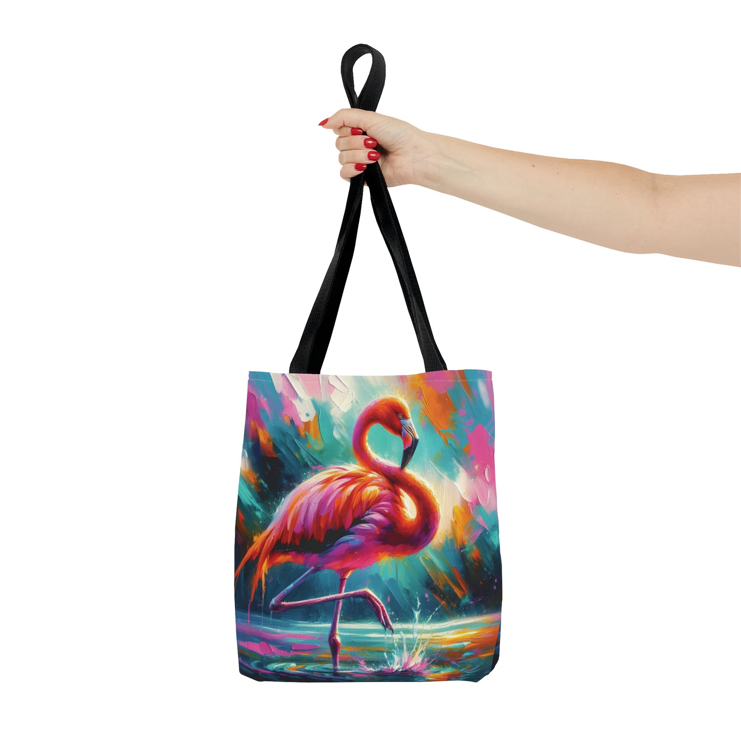 Lone Flamingo - Tote Bag