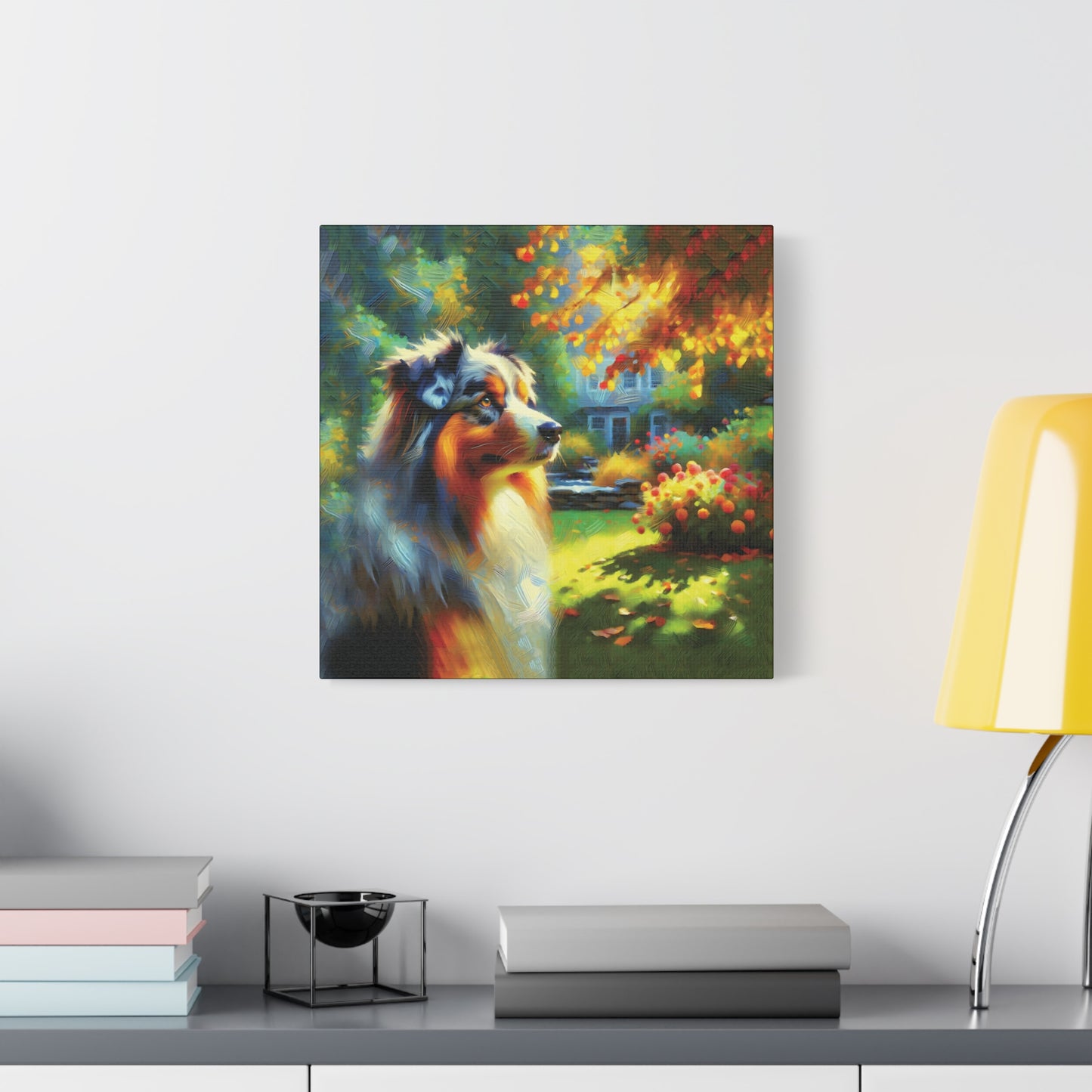 Aussie Autumn Impressionist Canvas Art Print
