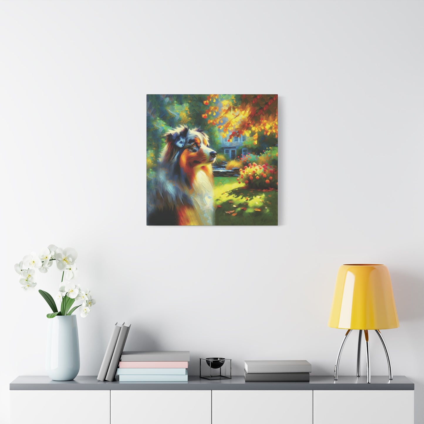 Aussie Autumn Impressionist Canvas Art Print
