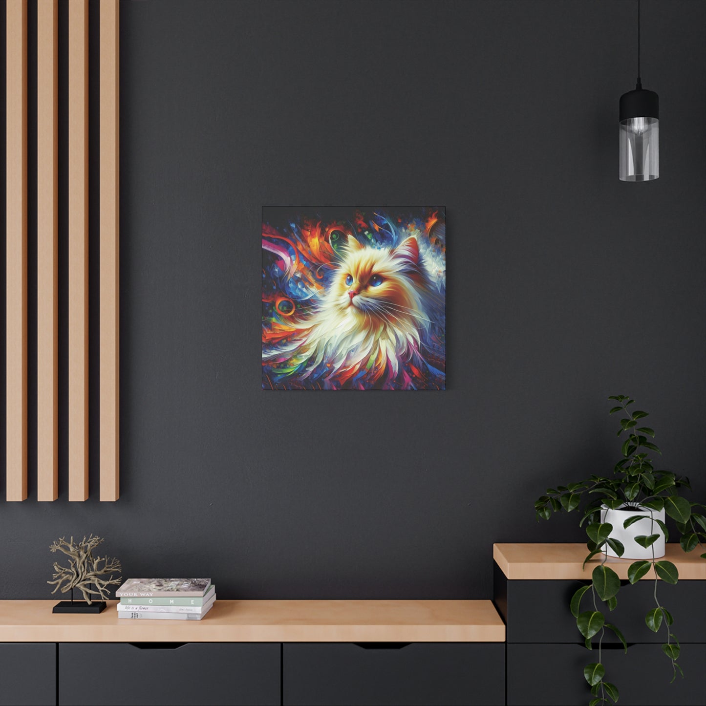 Canvas Print - Flame Point Siamese Cat