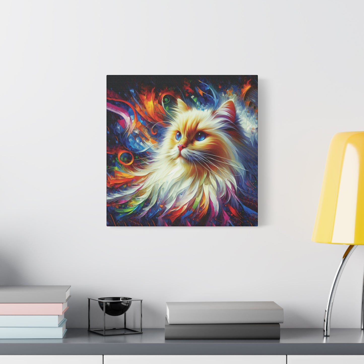 Canvas Print - Flame Point Siamese Cat