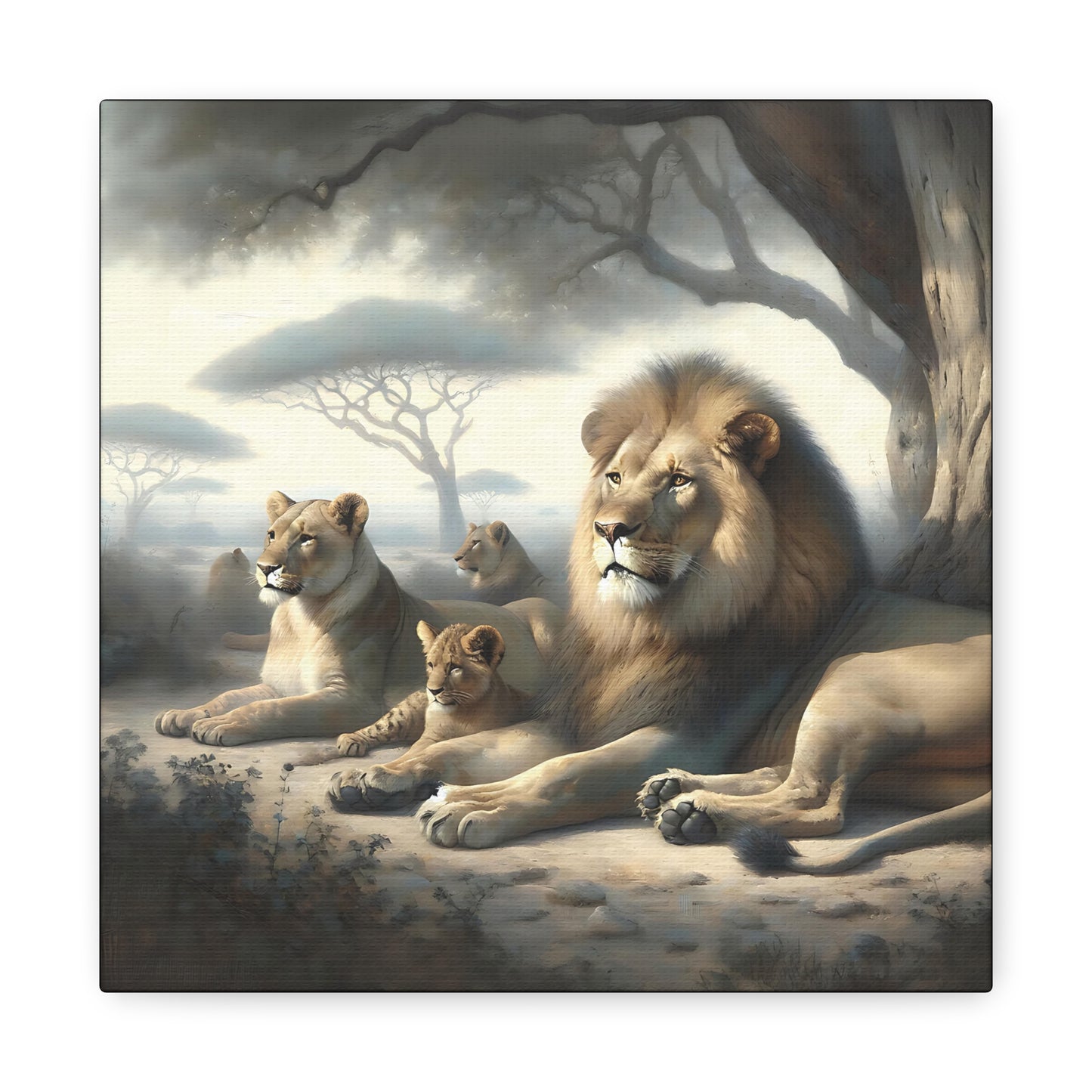 Lion's Pride Canvas Art Print