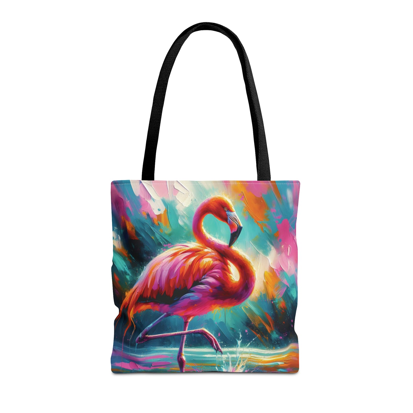 Lone Flamingo - Tote Bag