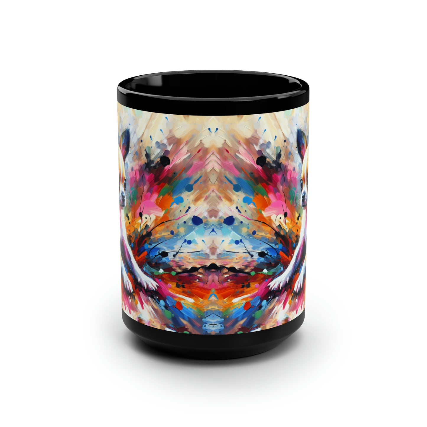 Chihuahua Mayhem - Black Mug, 15oz