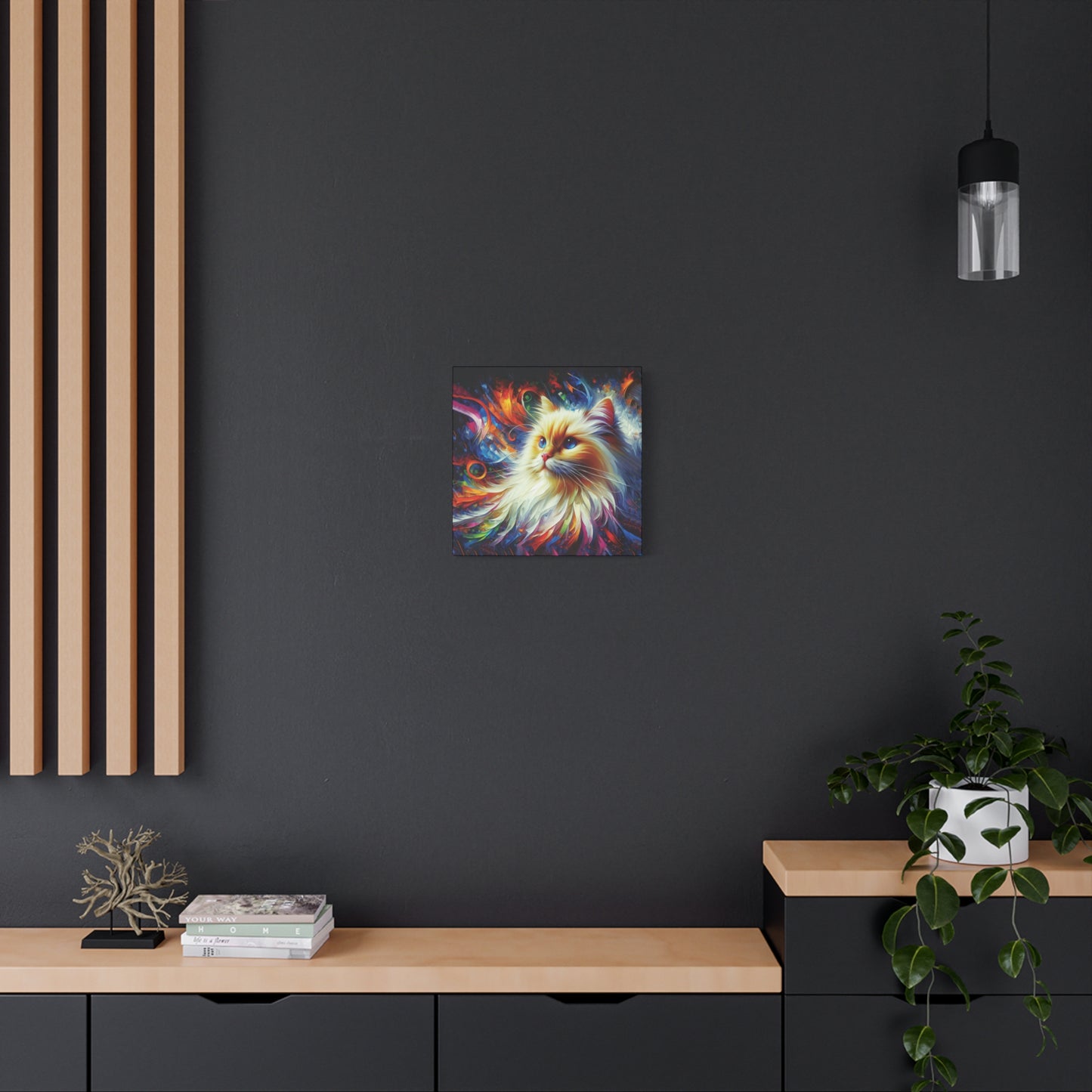 Canvas Print - Flame Point Siamese Cat