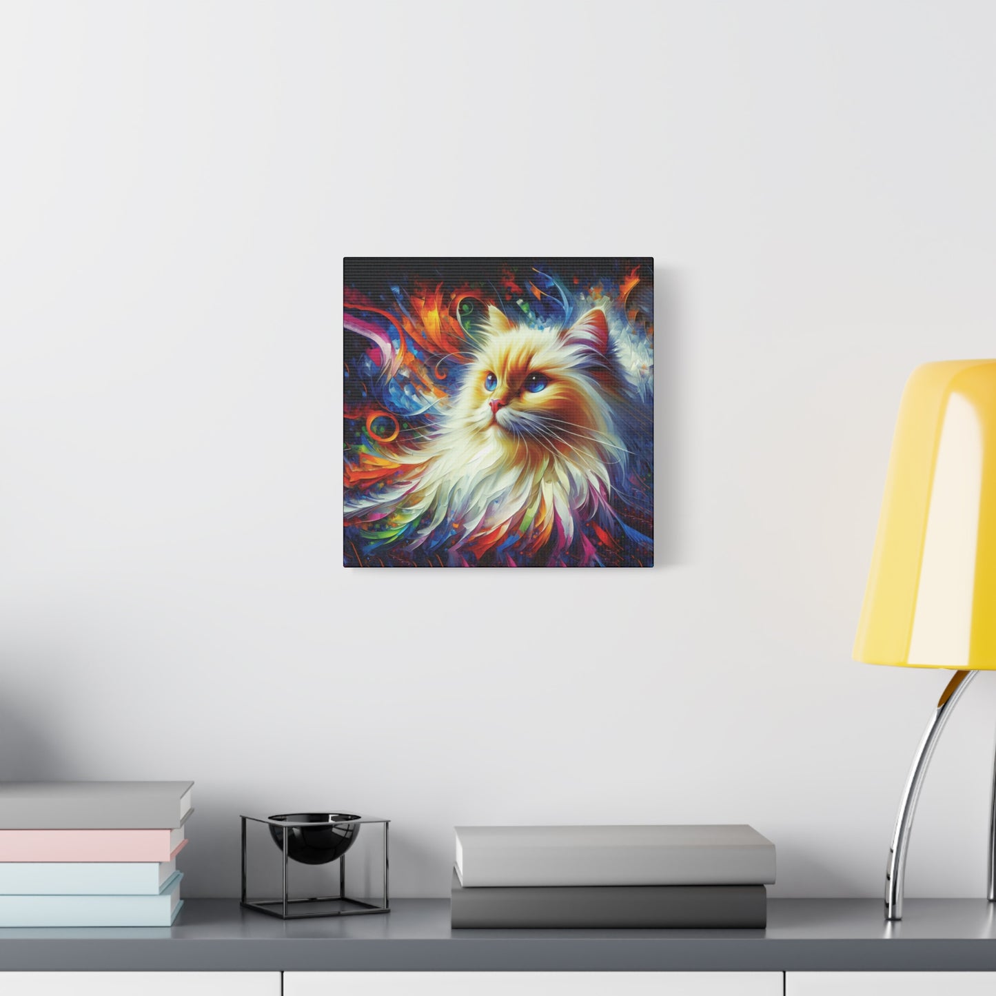 Canvas Print - Flame Point Siamese Cat