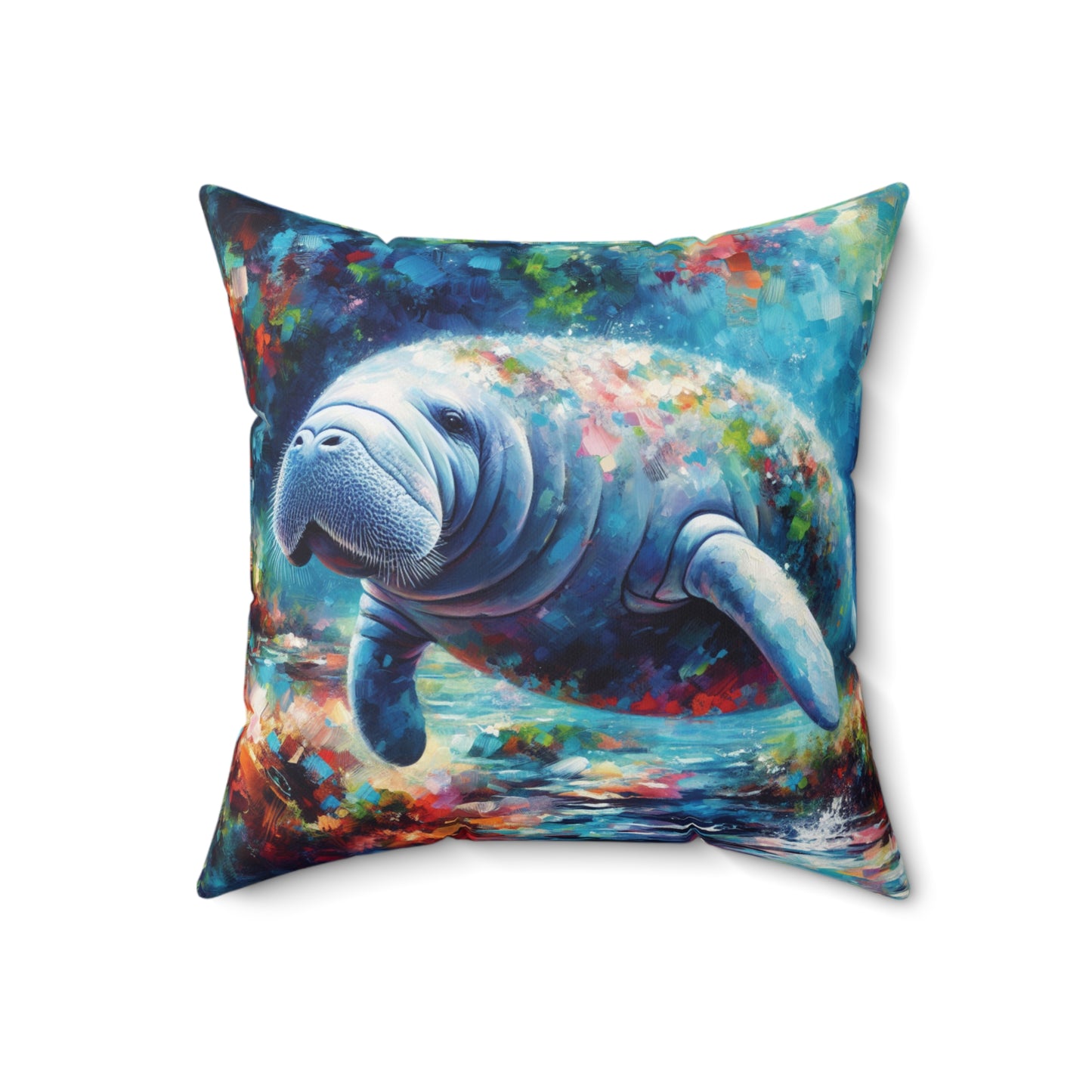 Manatee Garden - Square Pillows
