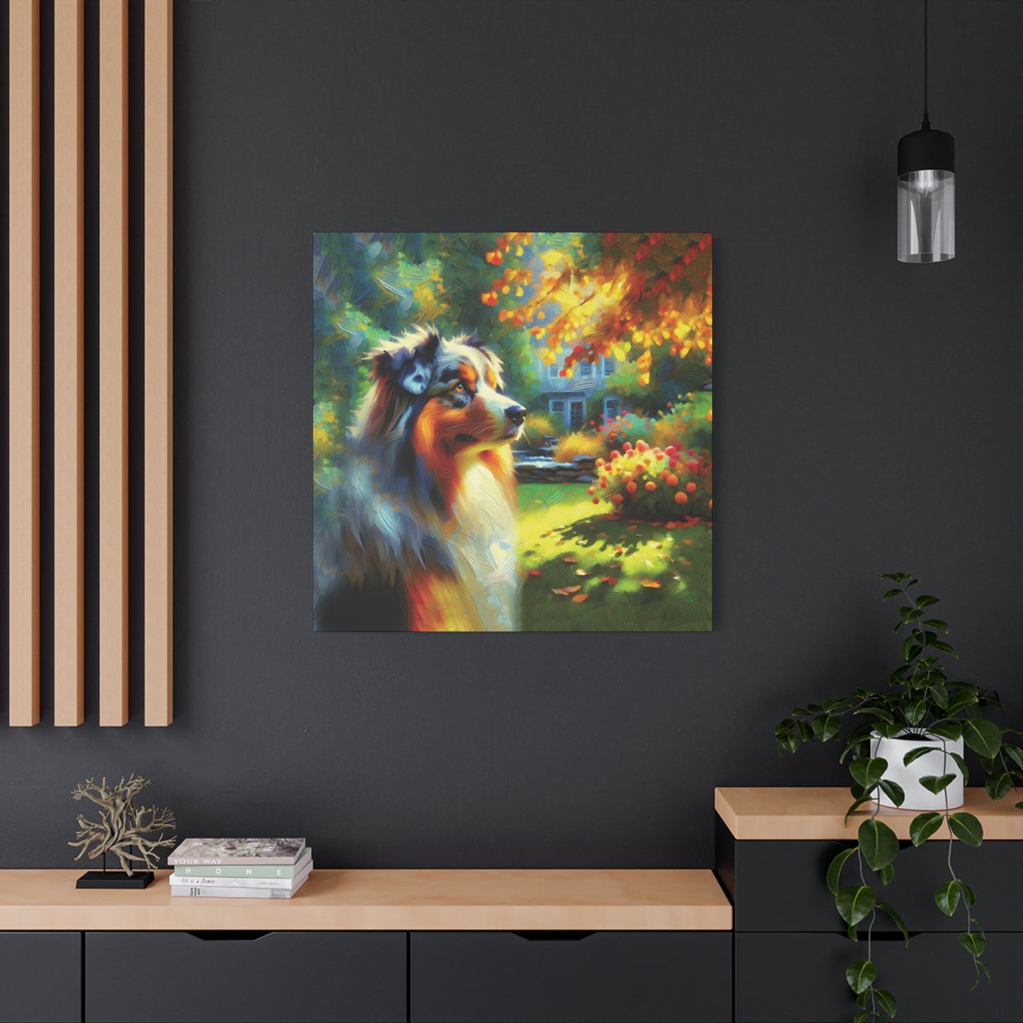 Aussie Autumn Impressionist Canvas Art Print
