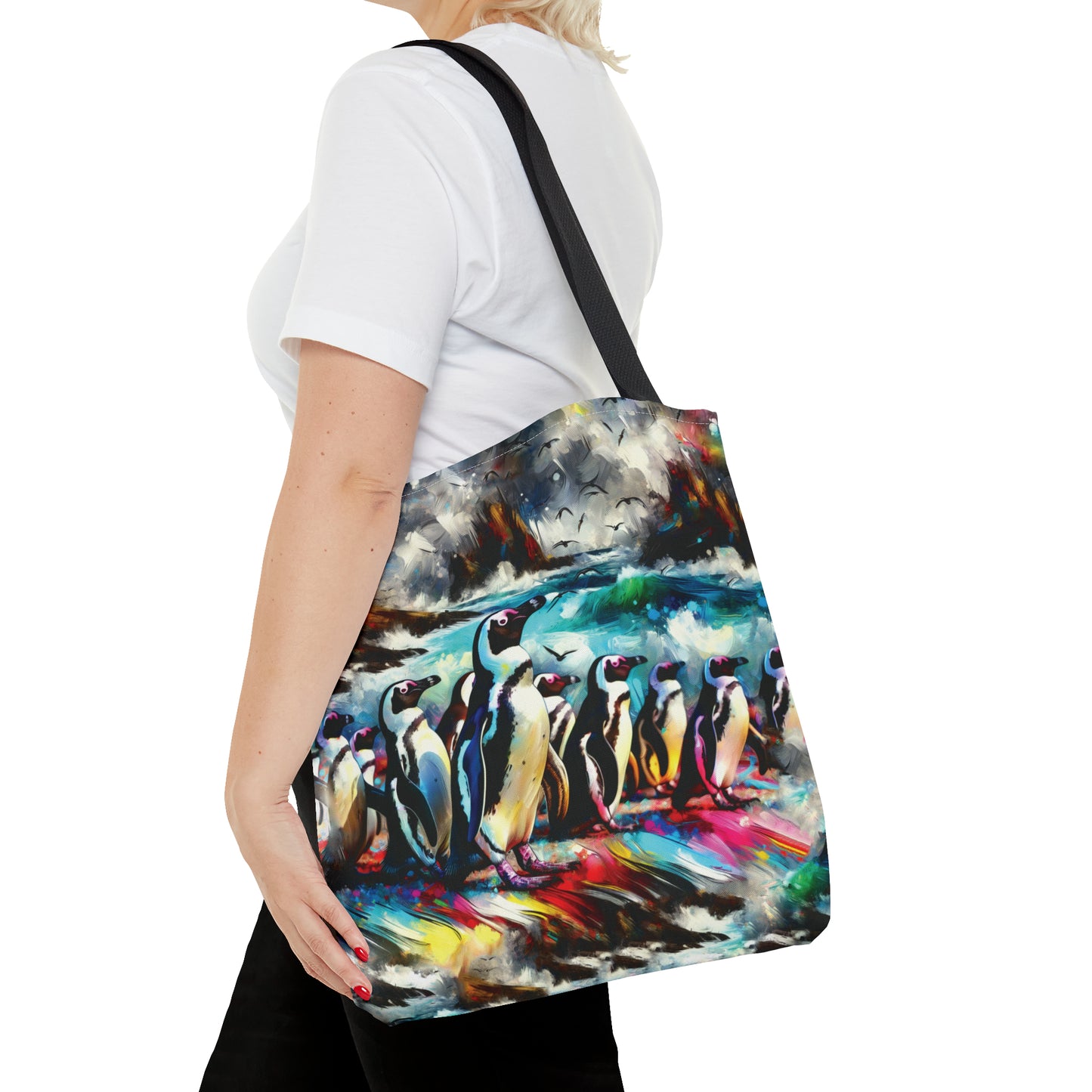 Penguin Colony Tote Bag