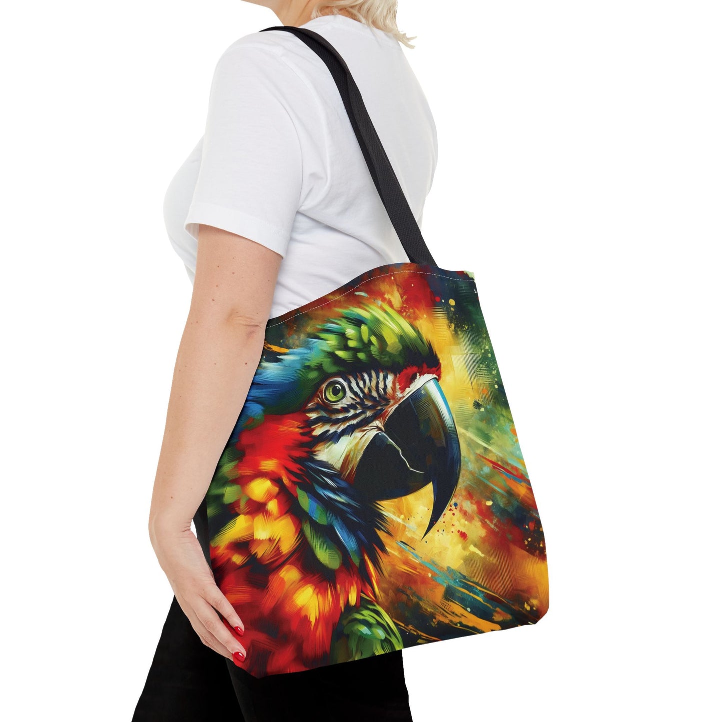 Scarlet Macaw Tote Bag - Stylish and Functional for Tropical Bird Lovers