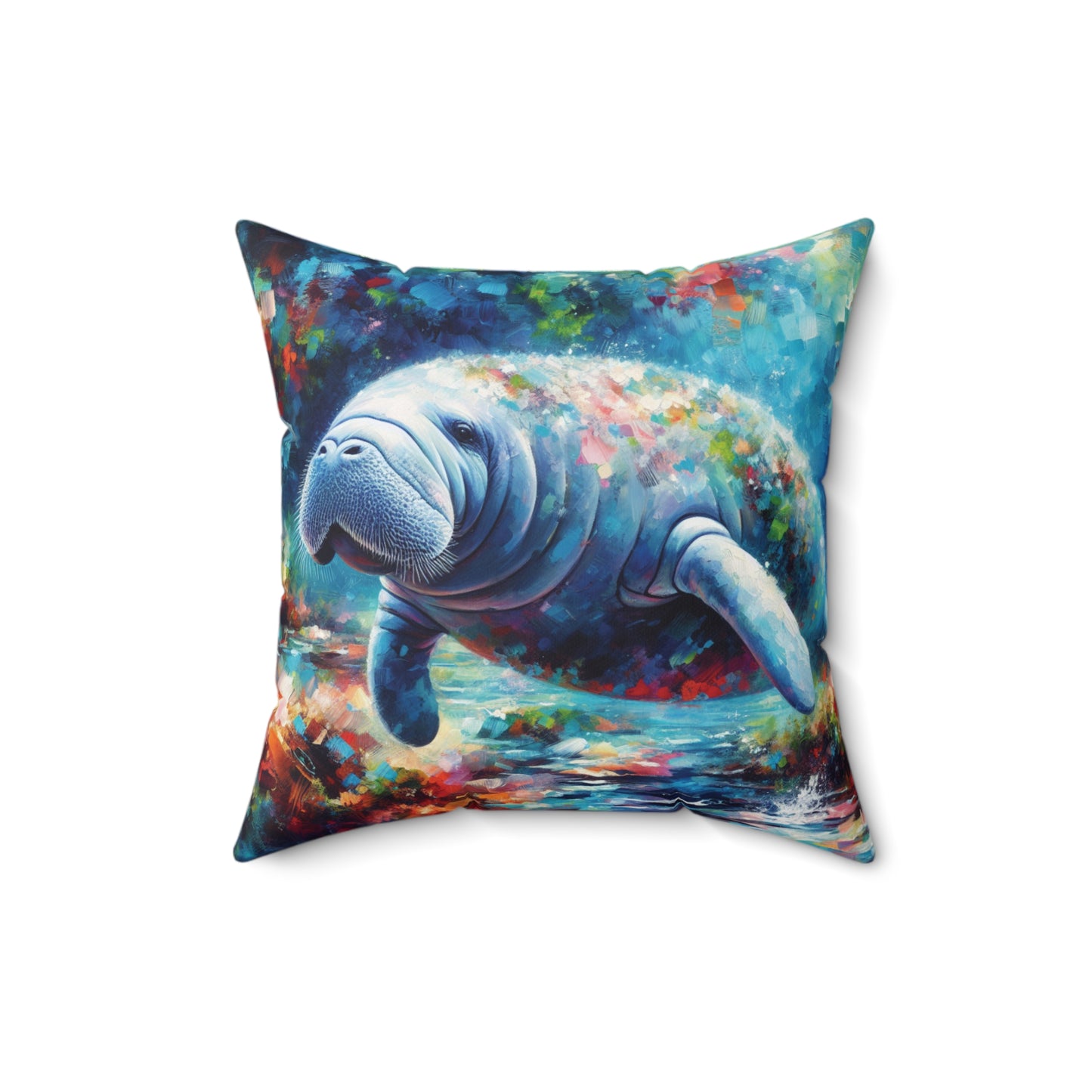 Manatee Garden - Square Pillows