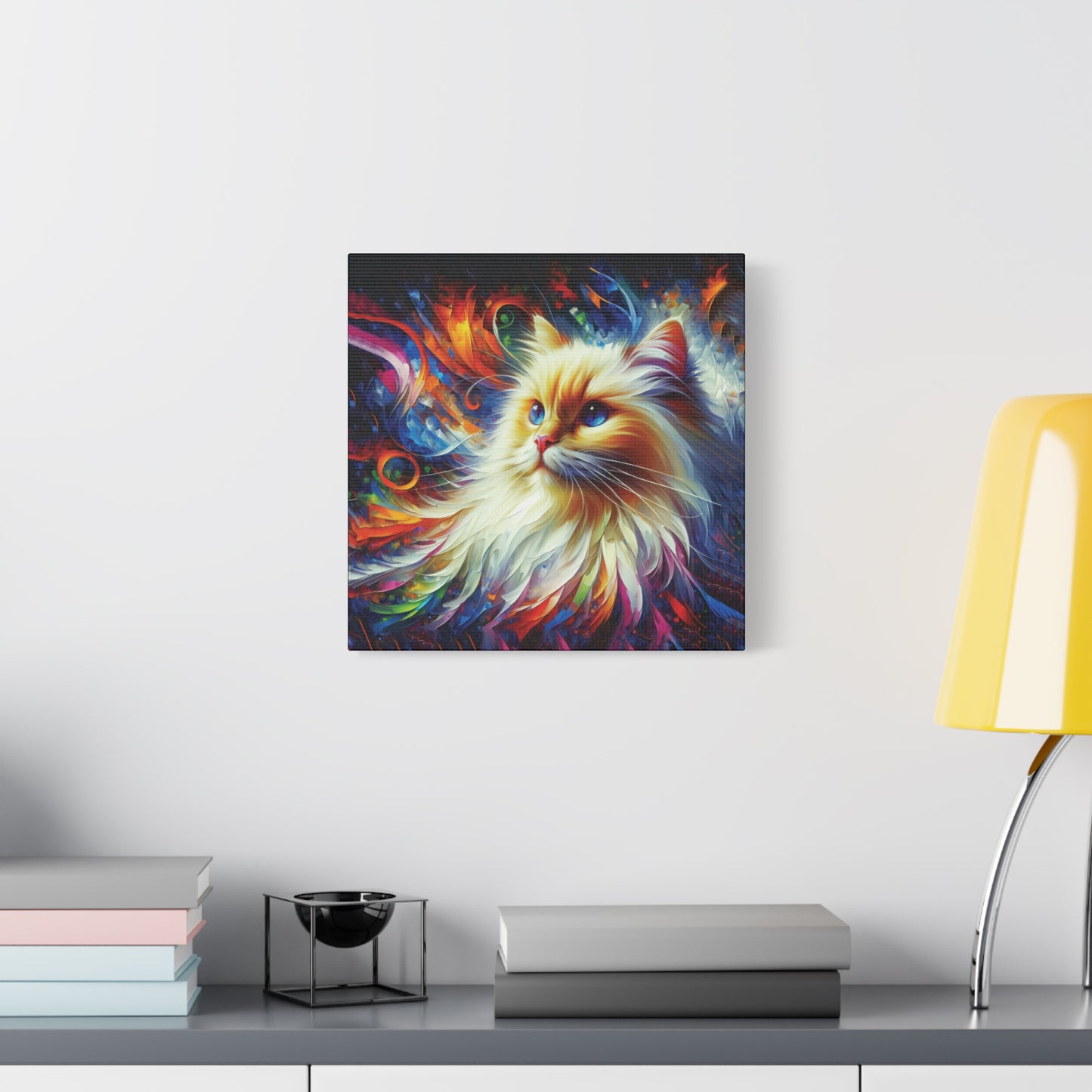 Canvas Print - Flame Point Siamese Cat