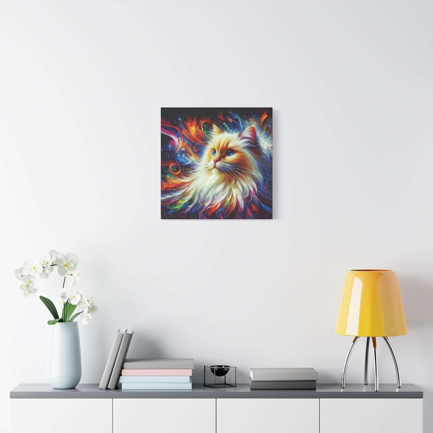Canvas Print - Flame Point Siamese Cat